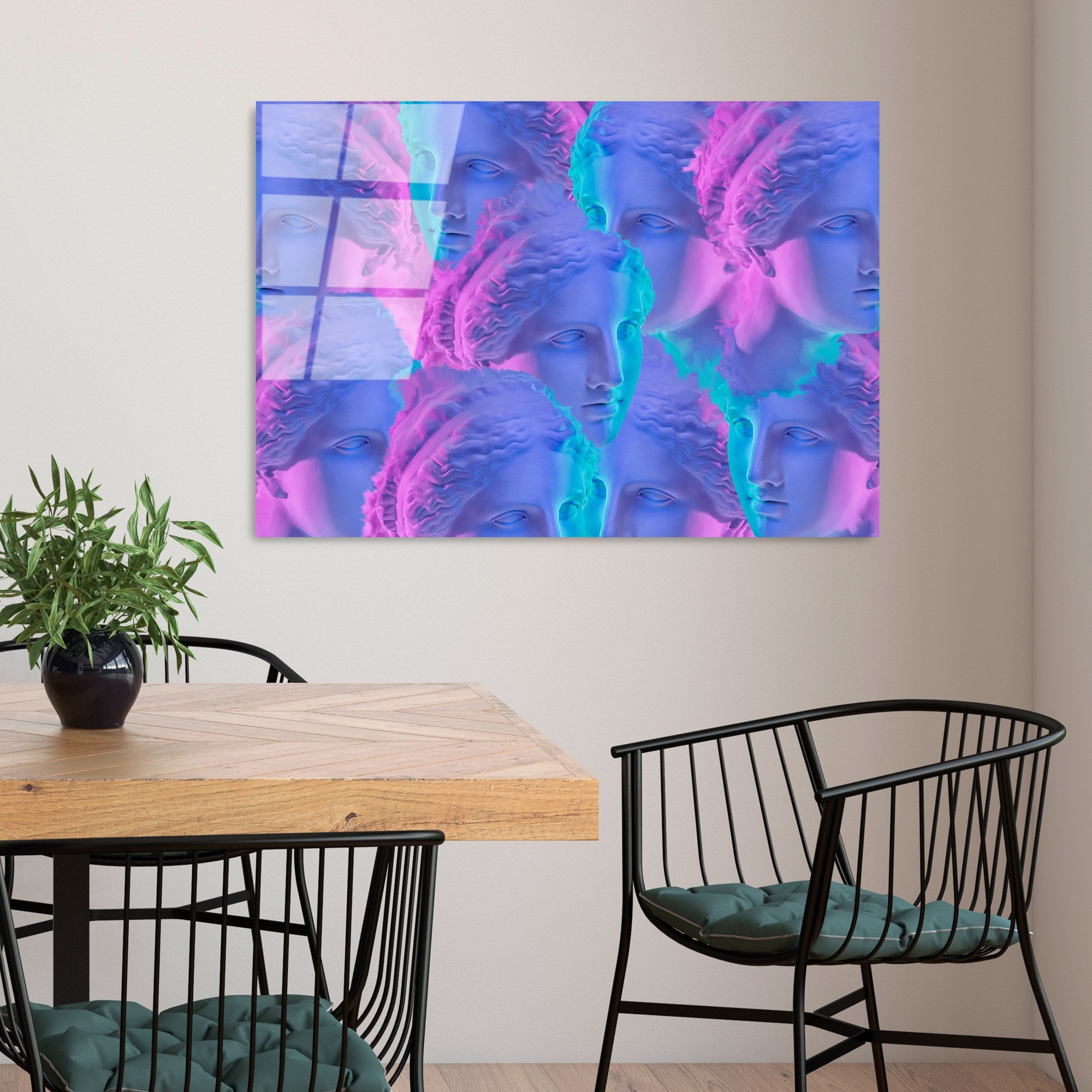 Quadro Decorativo em Vidro Temperado Multicolor 70 x 100 cm (4 mm) | UV-775