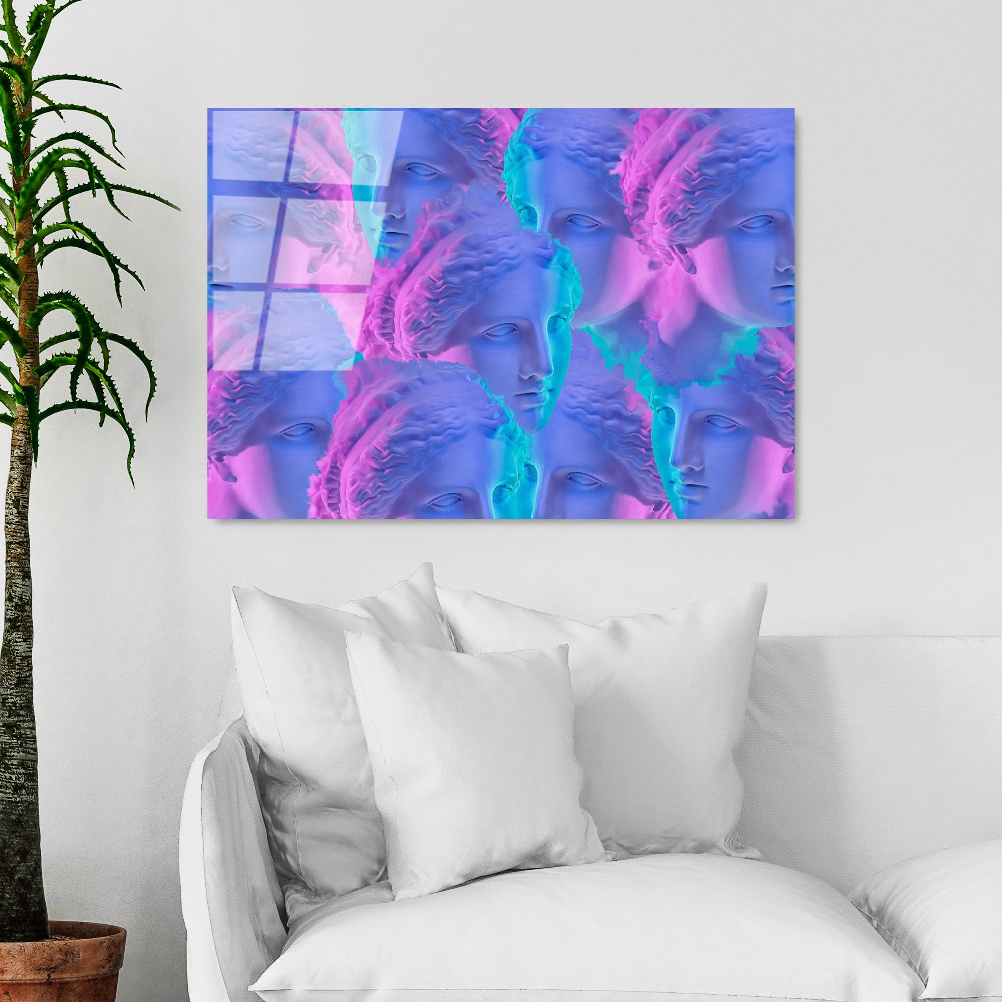 Quadro Decorativo em Vidro Temperado Multicolor 70 x 100 cm (4 mm) | UV-775