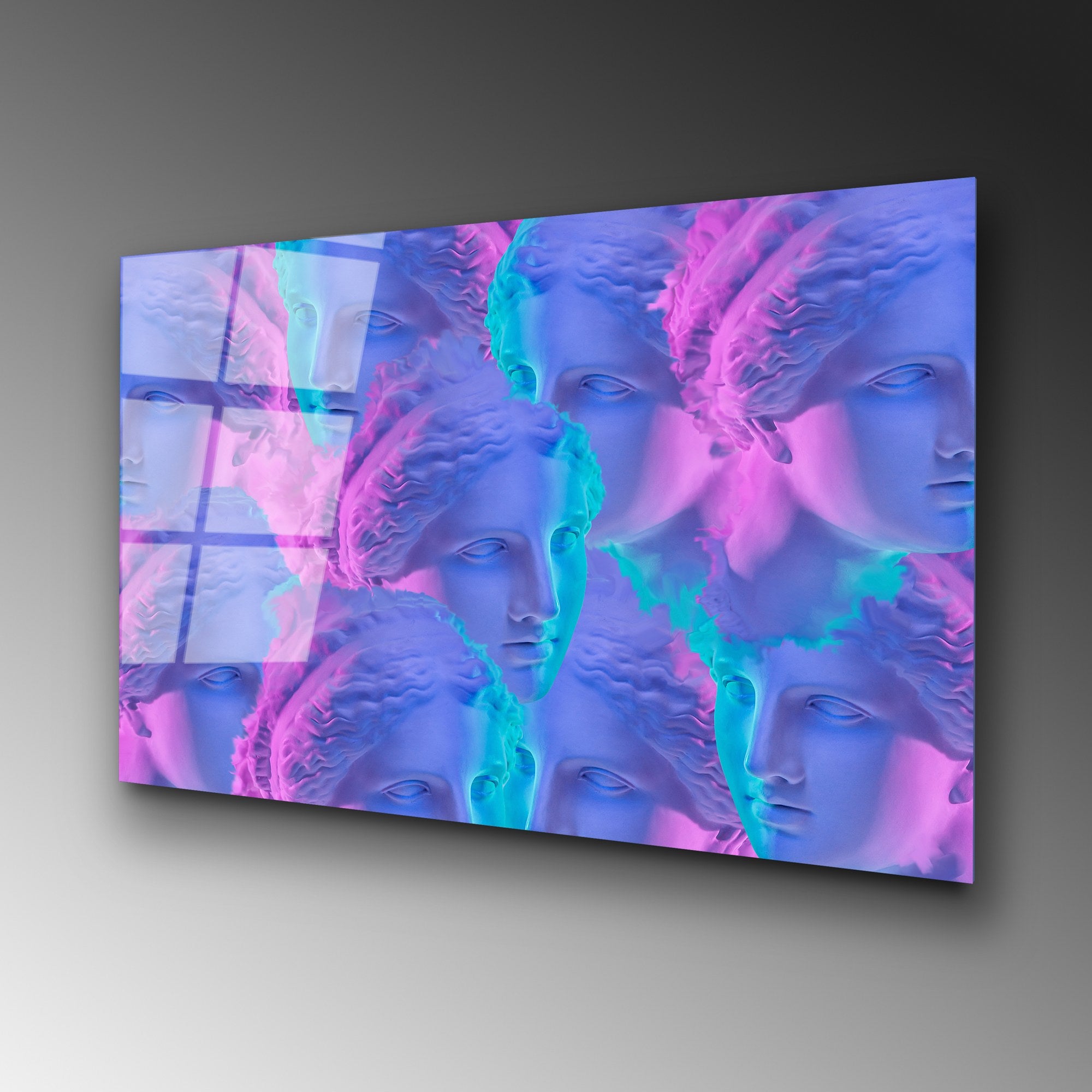 Quadro Decorativo em Vidro Temperado Multicolor 70 x 100 cm (4 mm) | UV-775