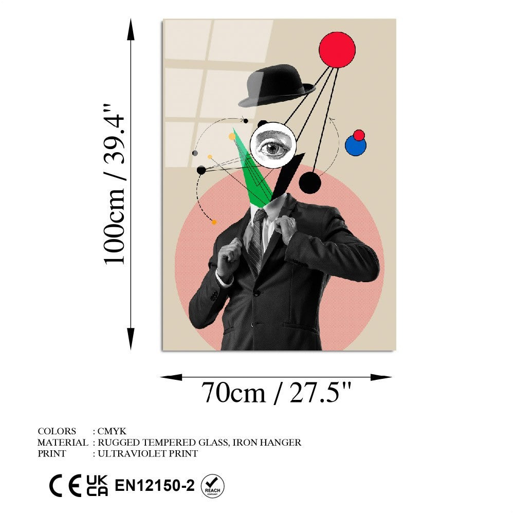 Quadro Decorativo em Vidro Temperado 4 mm 70x100 cm – UV-777 Multicolor (Ref. 123BZM2269)