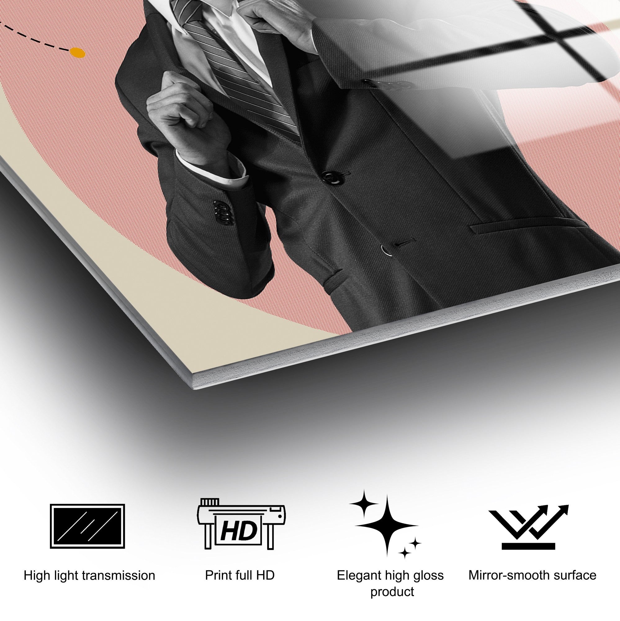 Quadro Decorativo em Vidro Temperado 4 mm 70x100 cm – UV-777 Multicolor (Ref. 123BZM2269)