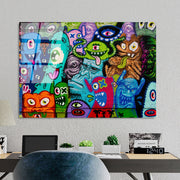 Quadro Decorativo em Vidro Temperado UV-778 Multicolor 70 x 100 cm (4 mm)