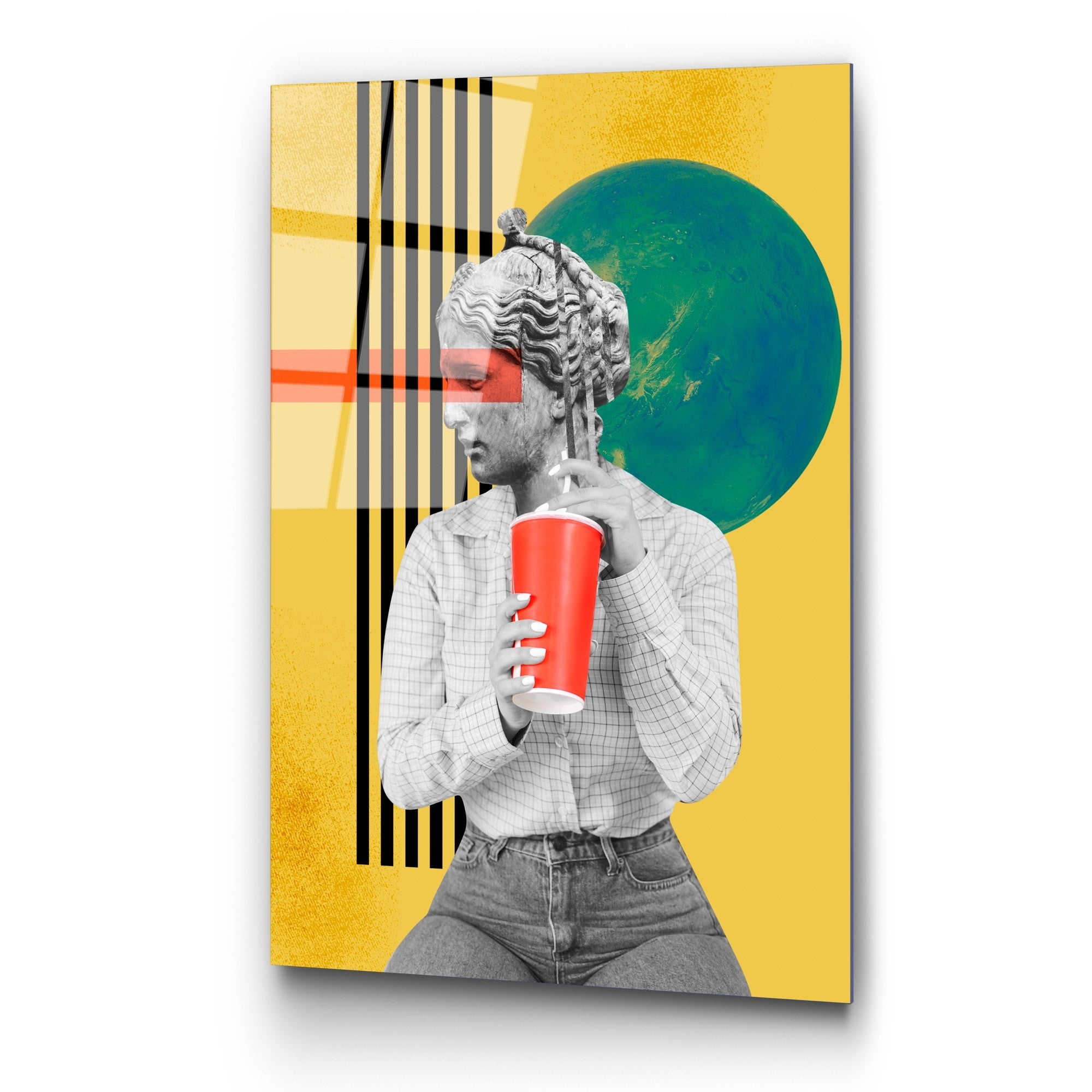 Quadro Decorativo em Vidro Temperado UV-780, Multicolor, 70 x 100 cm, Vidro 4 mm