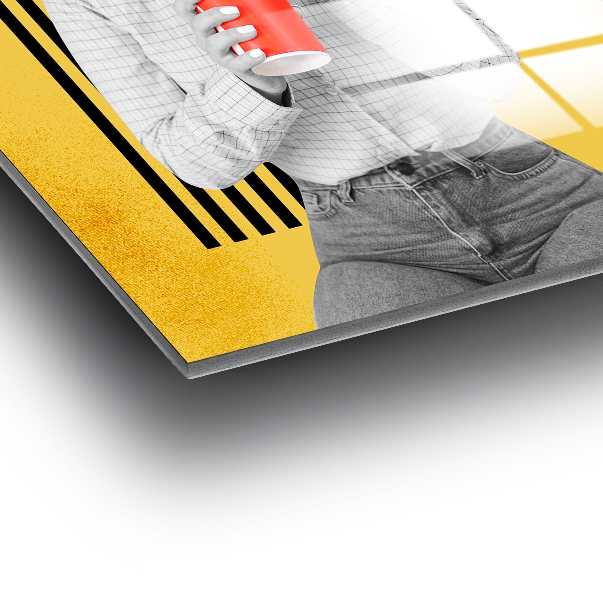 Quadro Decorativo em Vidro Temperado UV-780, Multicolor, 70 x 100 cm, Vidro 4 mm