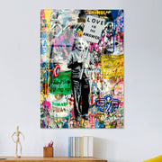 Quadro Decorativo em Vidro Temperado UV-781 70x100 cm Multicolor (4 mm)