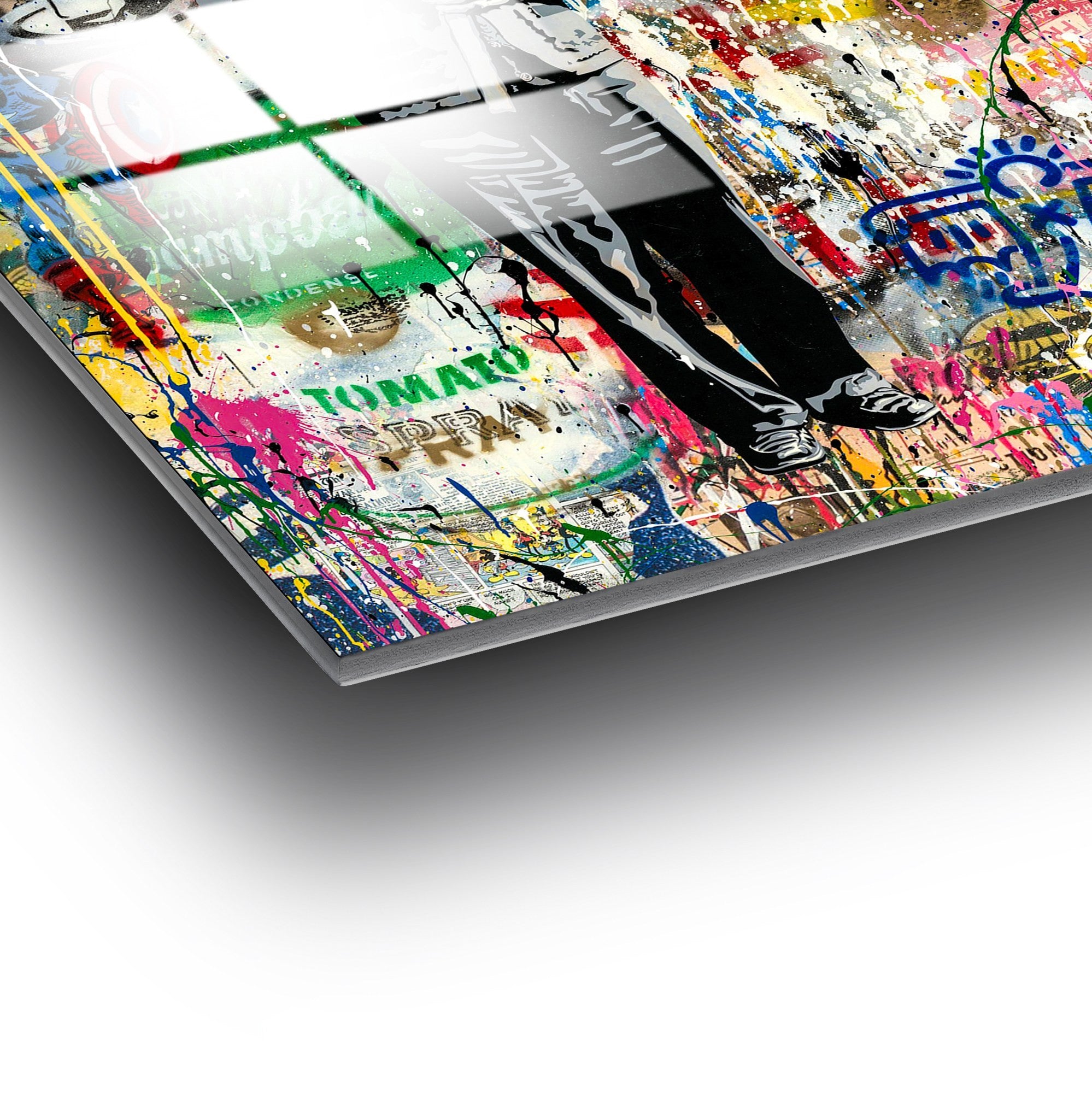 Quadro Decorativo em Vidro Temperado UV-781 70x100 cm Multicolor (4 mm)