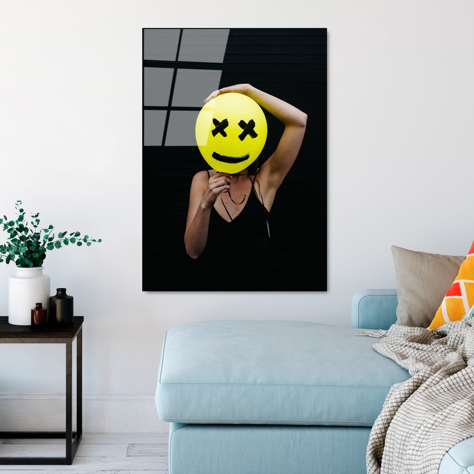 Quadro Decorativo em Vidro Temperado 100% UV-783, Multicolor, 70 x 100 cm (4 mm)