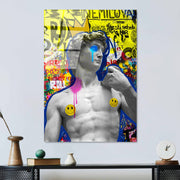 Quadro Decorativo em Vidro Temperado UV-784, Multicolor, 70 x 100 cm (4 mm)