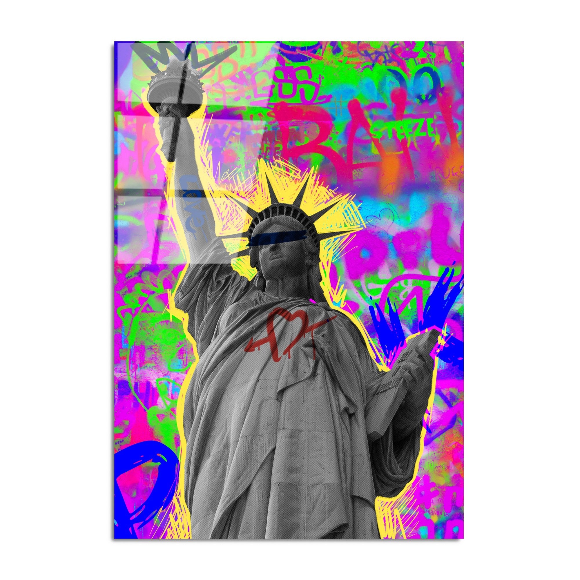 Quadro Decorativo em Vidro Temperado Multicolor 70x100 cm (4 mm) – UV-785 | Ref. 123BZM2277