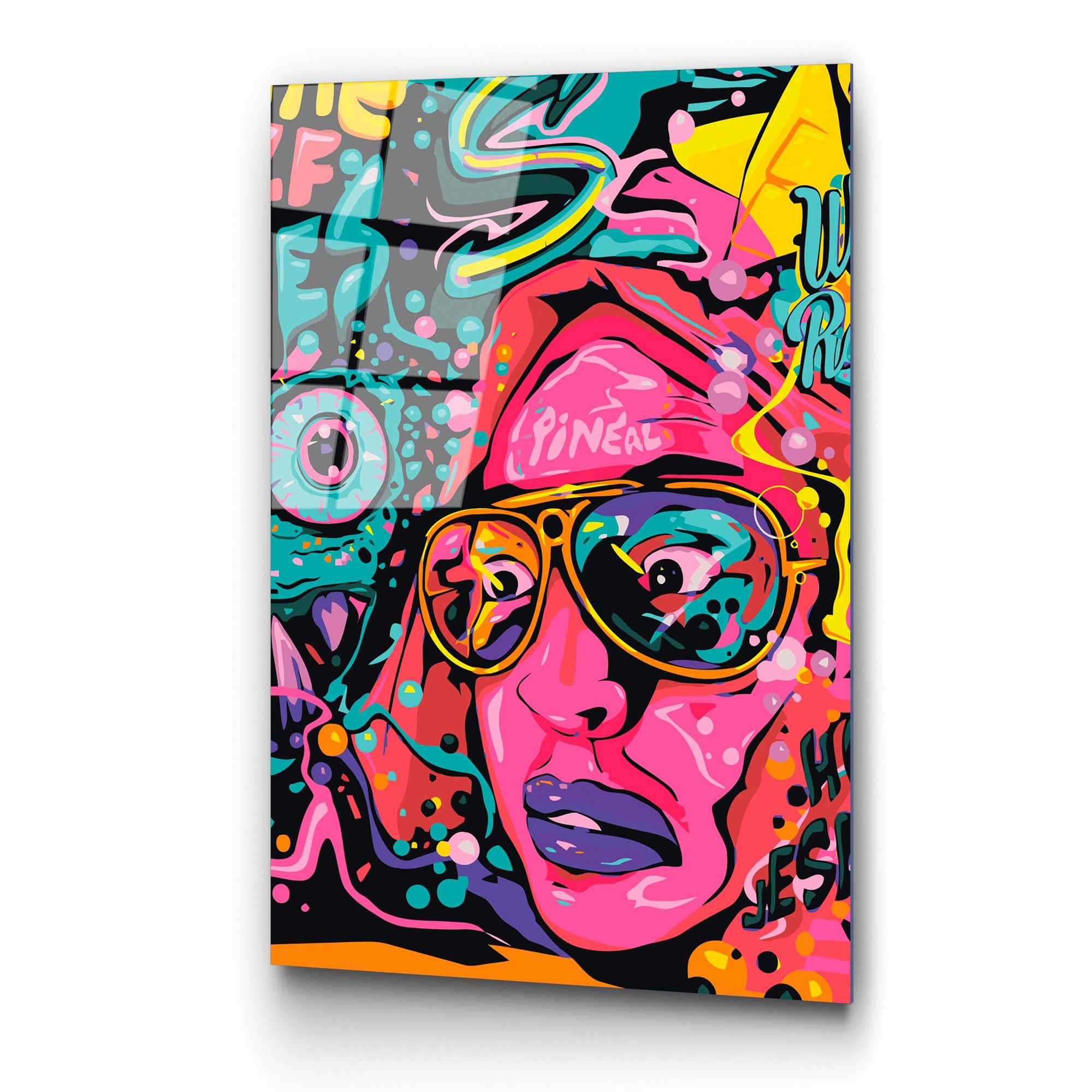 Quadro Decorativo em Vidro Temperado 70 x 100 cm (4 mm) Multicolor – UV-790