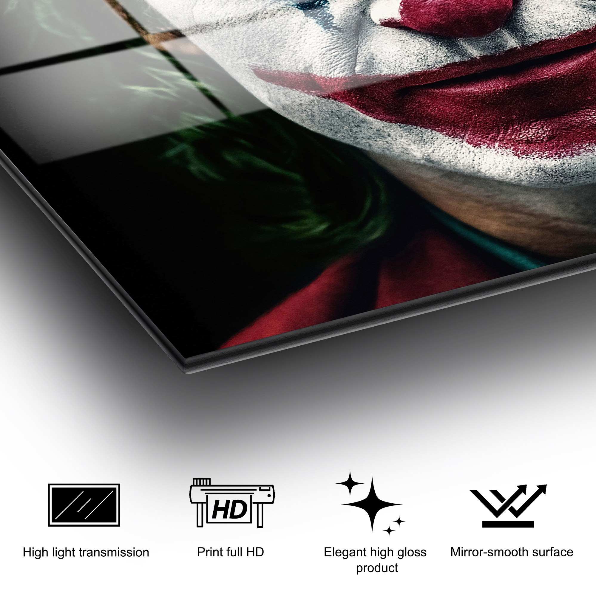 Quadro Decorativo em Vidro Temperado UV-791 (70 x 100 cm), Multicolor, 4 mm