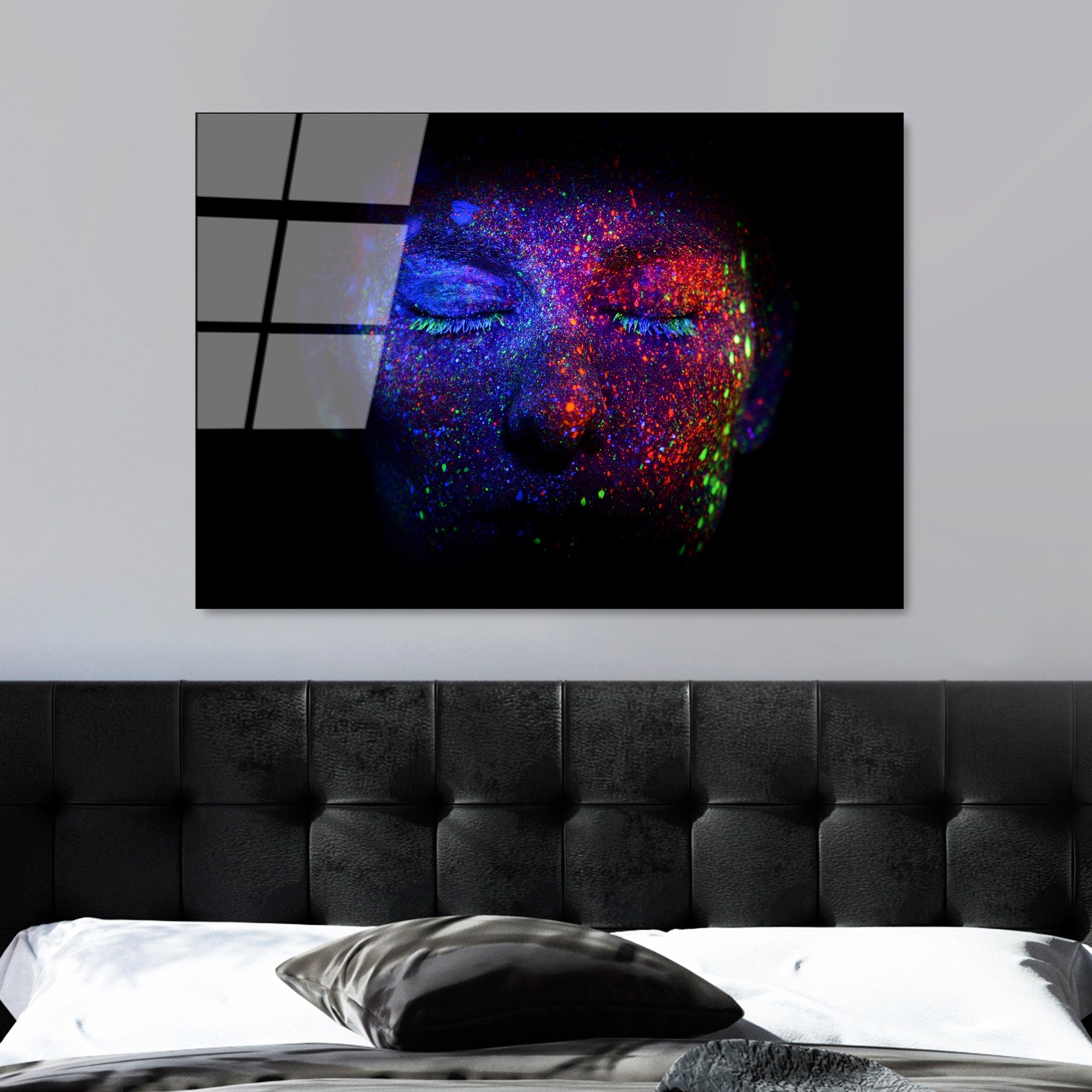 Quadro Decorativo em Vidro Temperado UV-792, Multicolor, 70 x 100 cm, 4 mm