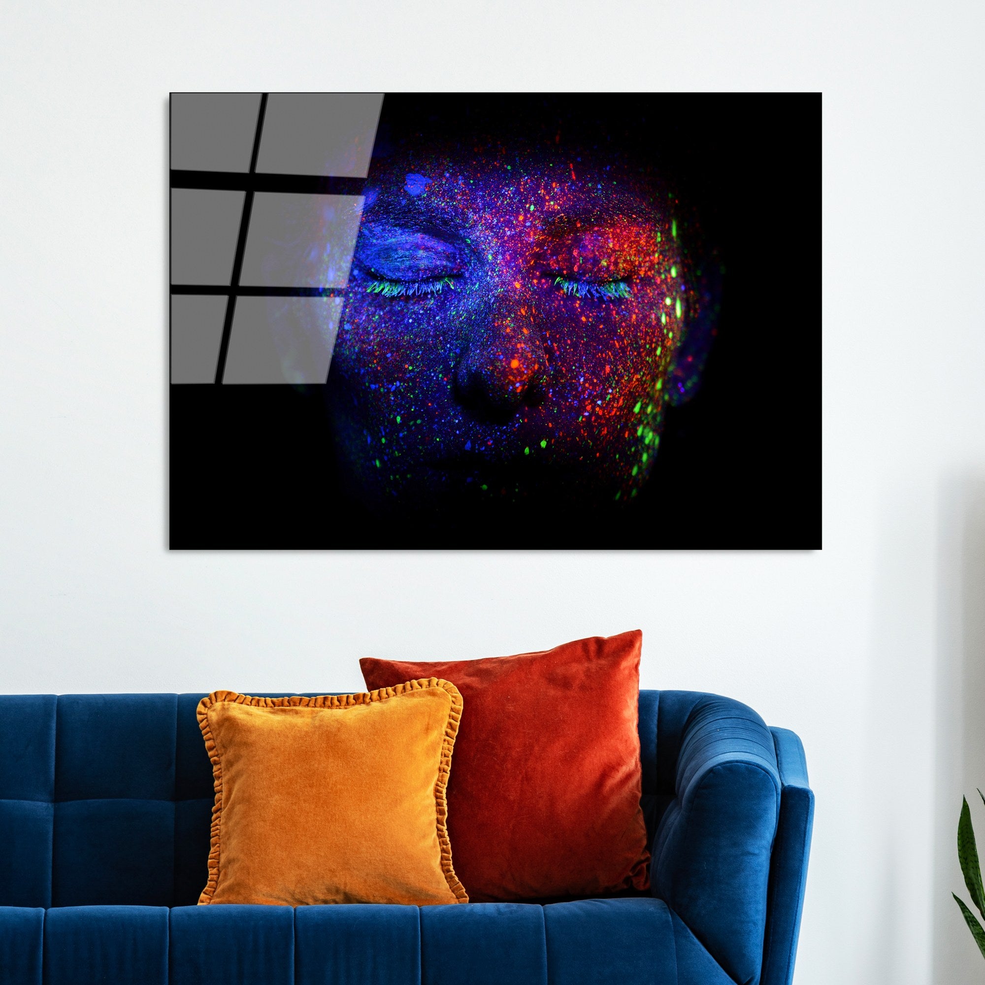 Quadro Decorativo em Vidro Temperado UV-792, Multicolor, 70 x 100 cm, 4 mm