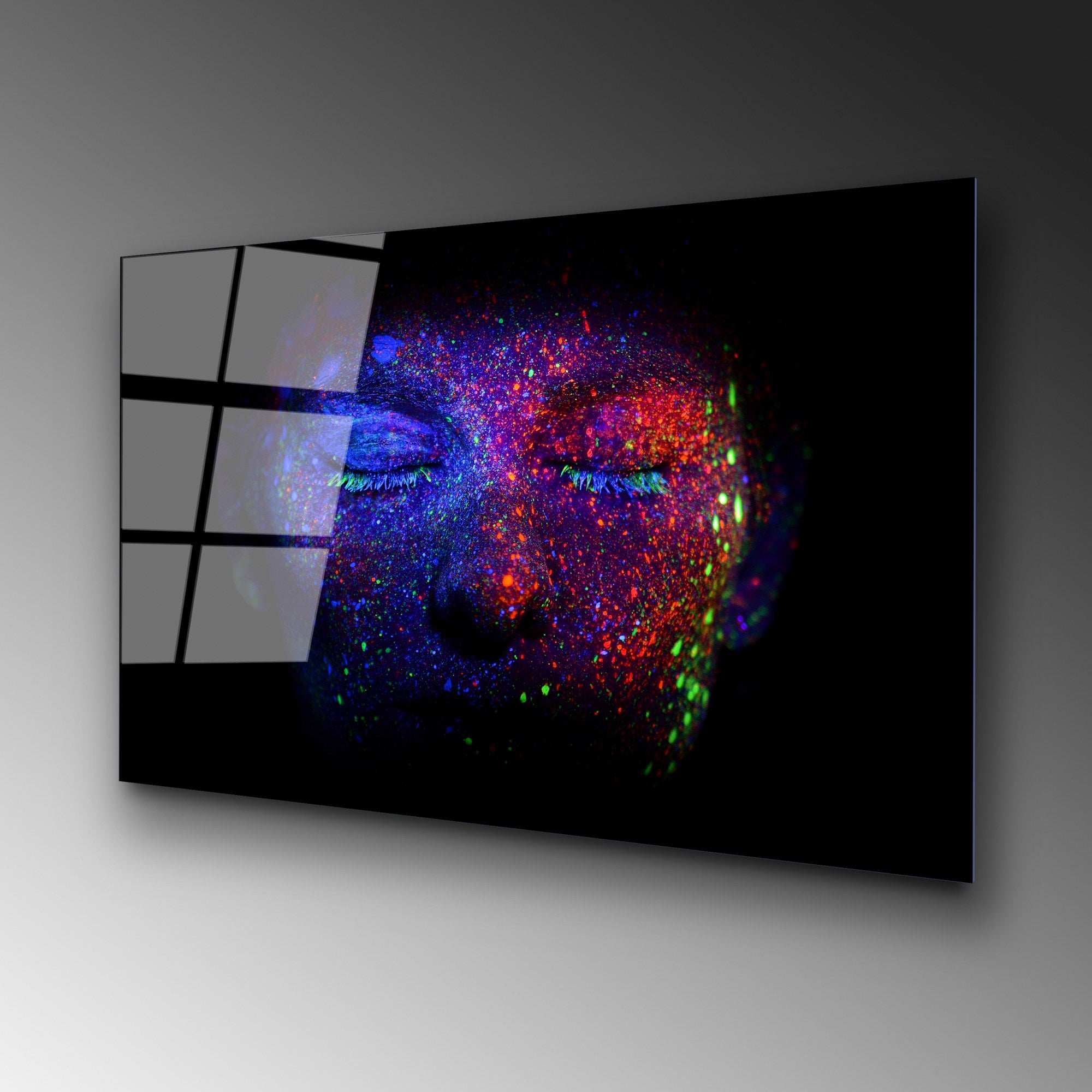 Quadro Decorativo em Vidro Temperado UV-792, Multicolor, 70 x 100 cm, 4 mm