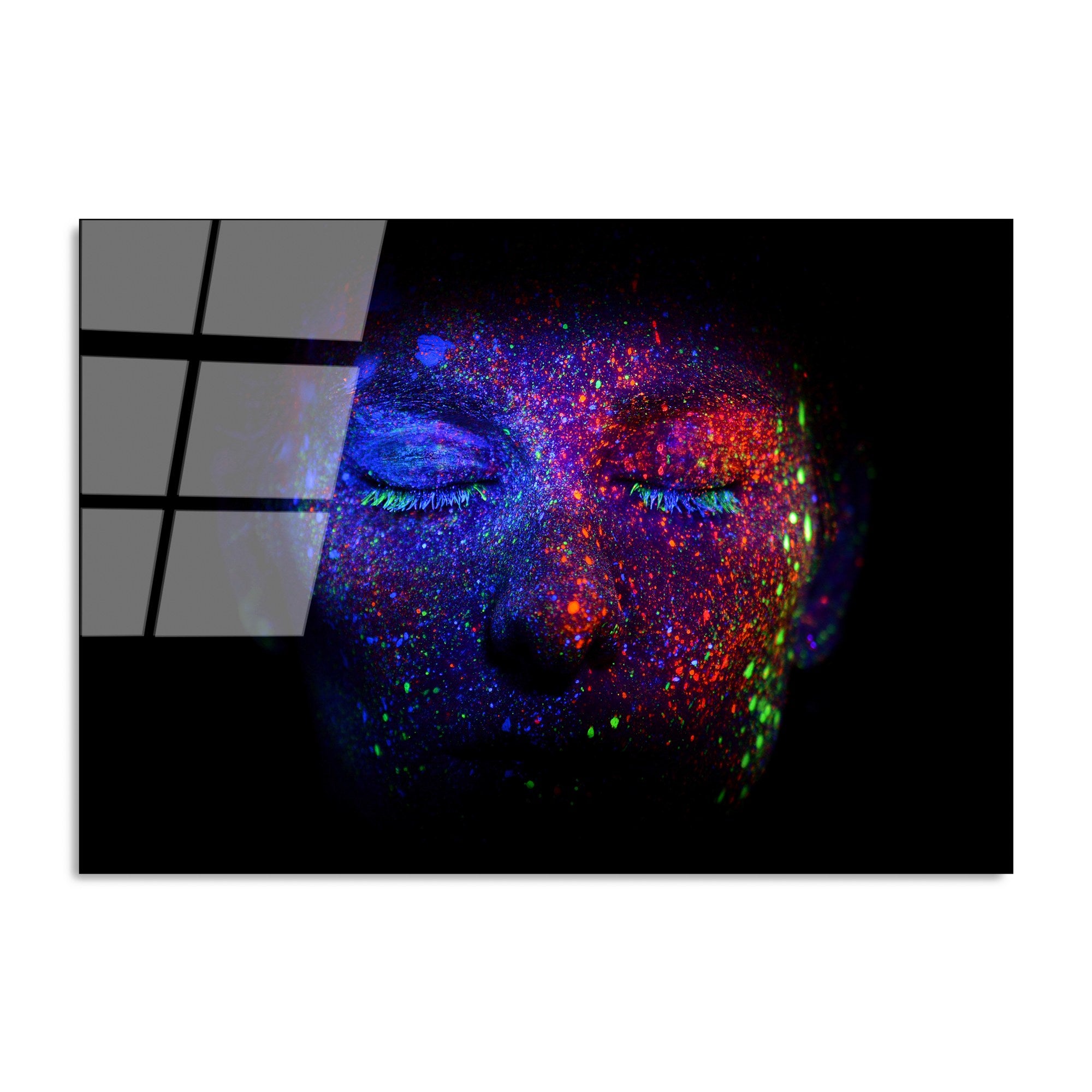 Quadro Decorativo em Vidro Temperado UV-792, Multicolor, 70 x 100 cm, 4 mm