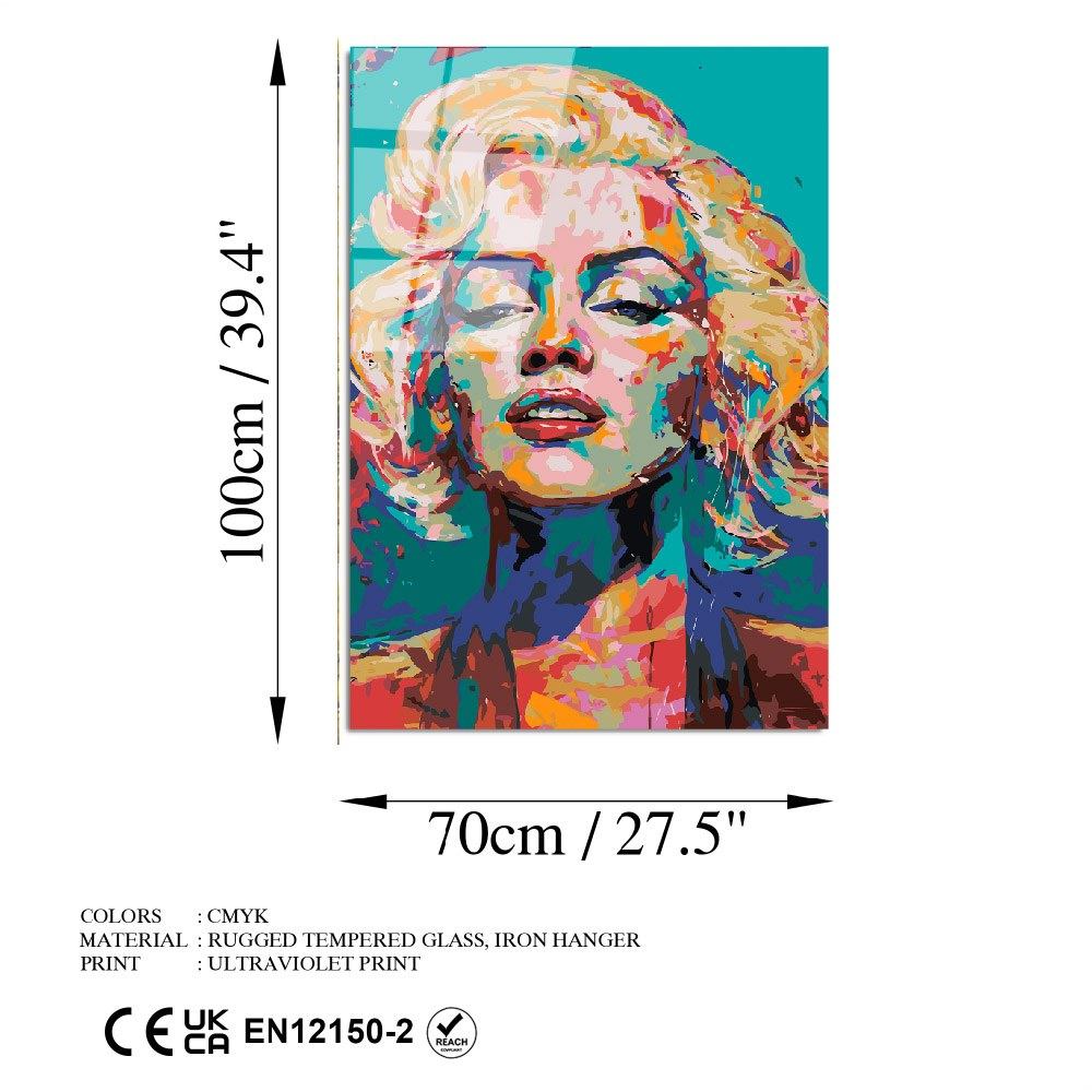 Quadro Decorativo em Vidro Temperado UV-793, 70 x 100 cm, Multicolor (100% Vidro Temperado, 4 mm)