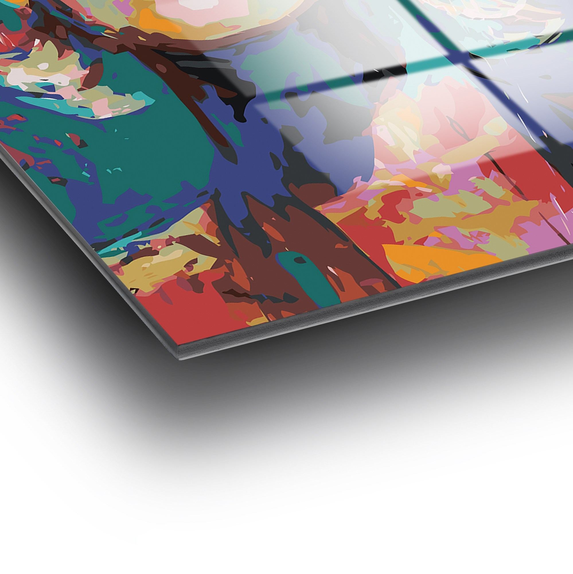 Quadro Decorativo em Vidro Temperado UV-793, 70 x 100 cm, Multicolor (100% Vidro Temperado, 4 mm)