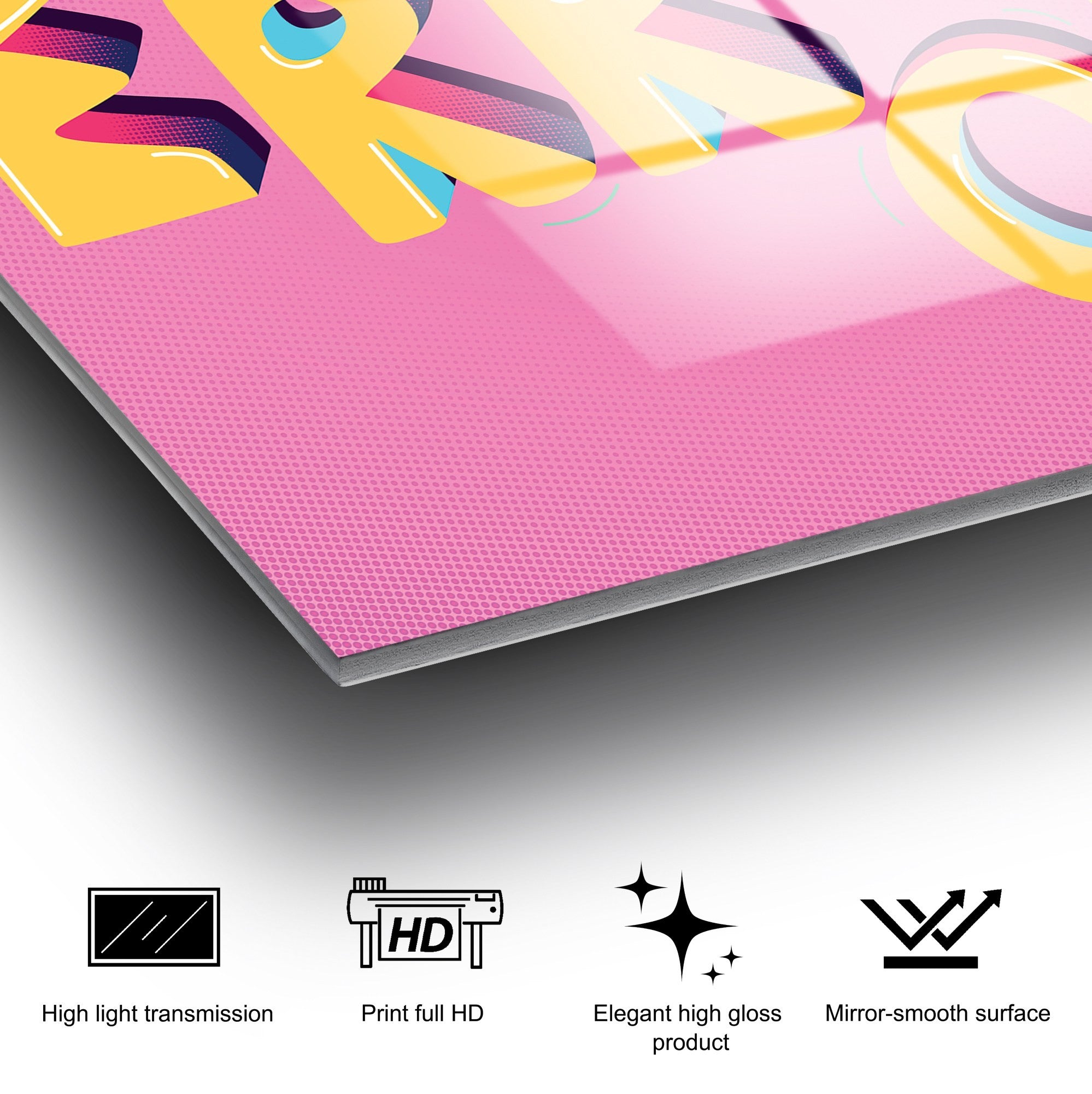 Quadro Decorativo em Vidro Temperado UV-794, 70x100 cm, 4 mm, Multicolor (Ref. 123BZM2286)