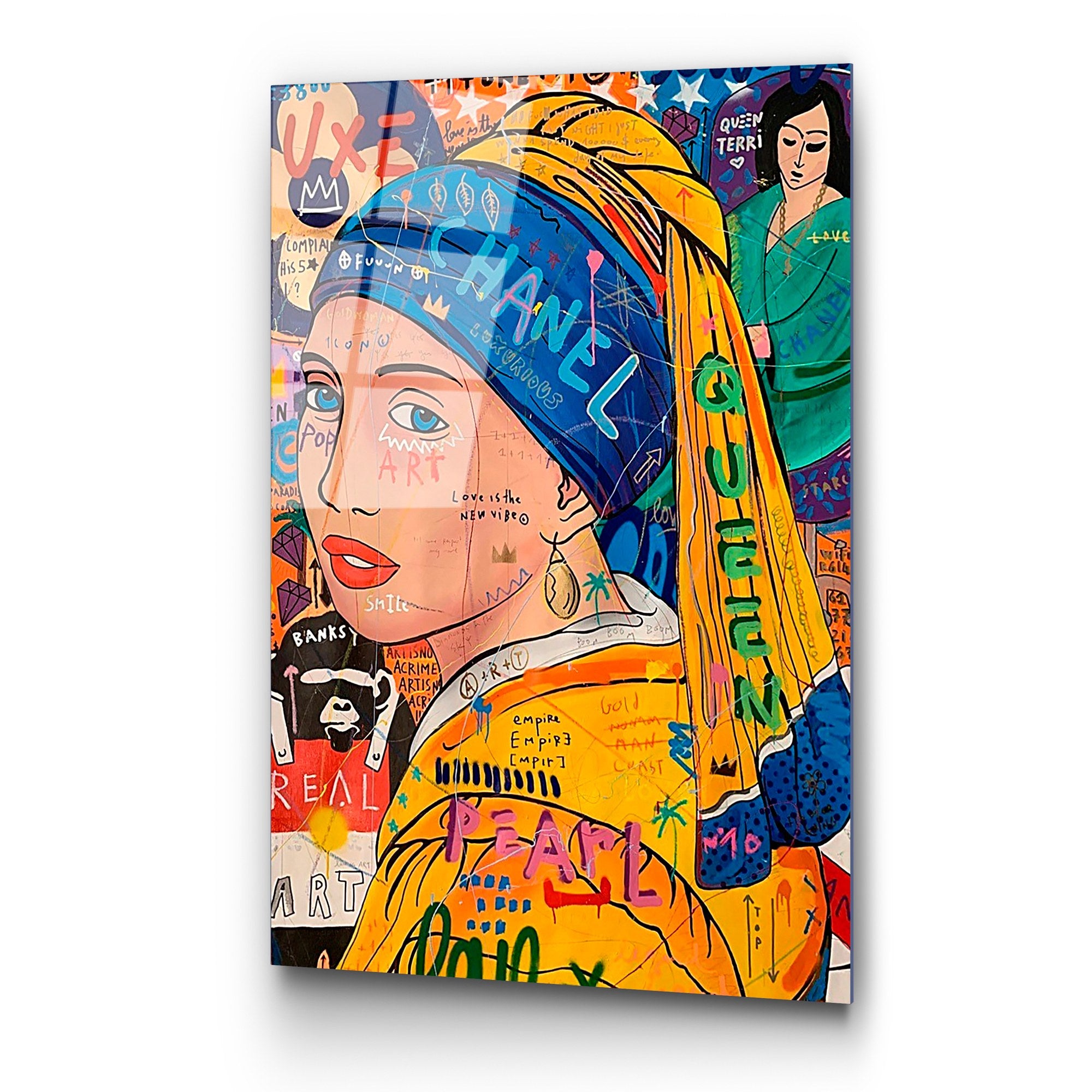 Quadro Decorativo em 100% Vidro Temperado UV-795, Multicolorido, 70 x 100 cm (4 mm)