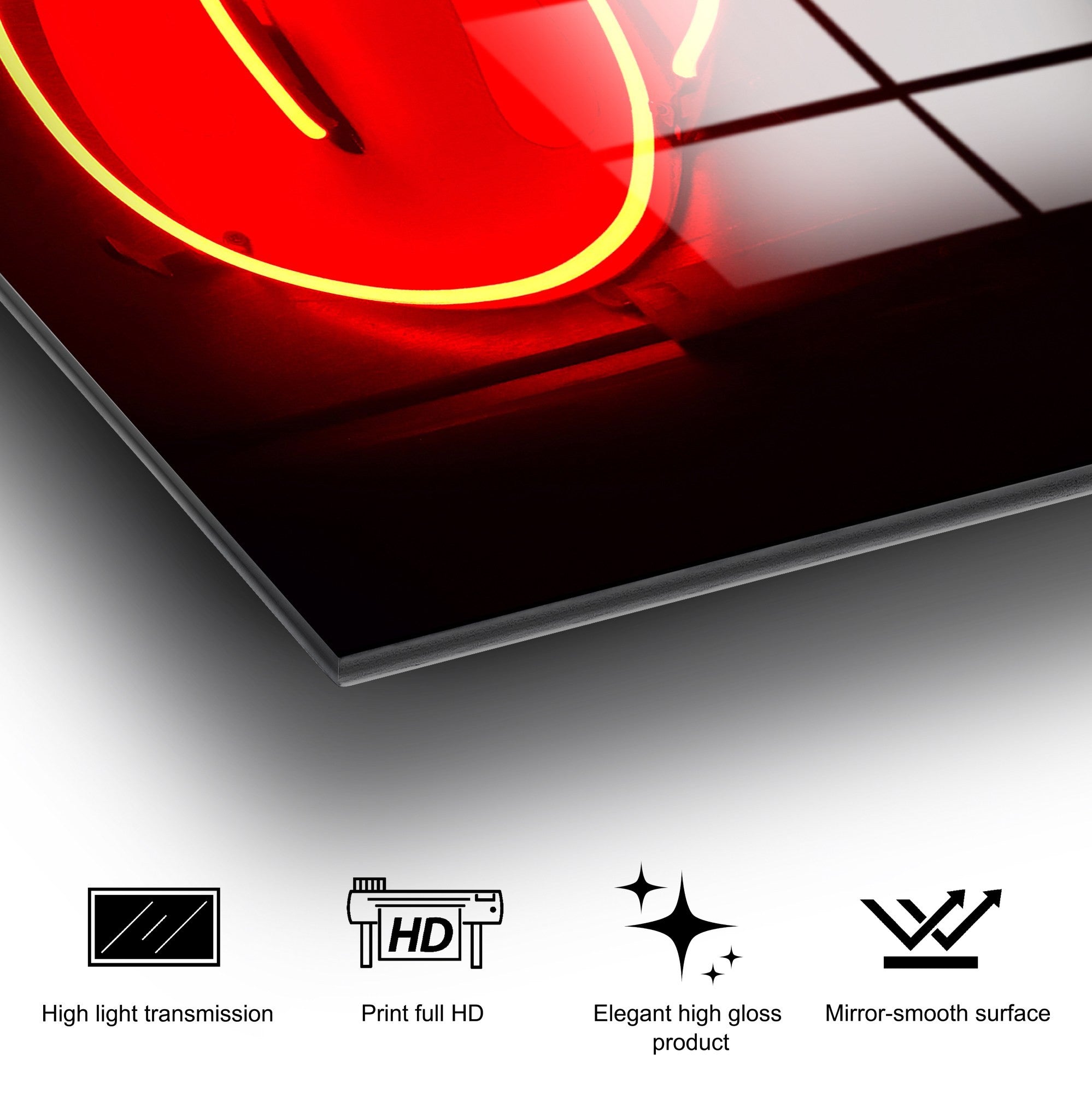 Quadro Decorativo em Vidro Temperado 70x100 cm (4 mm) – Multicolor | UV-796