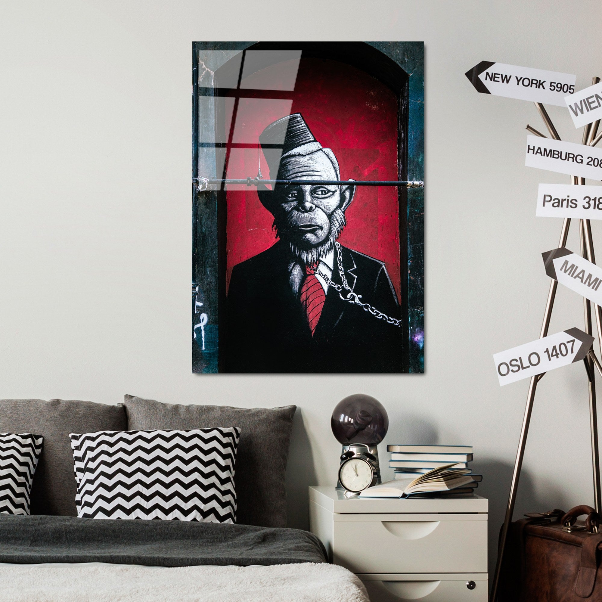 Quadro Decorativo em Vidro Temperado Multicolor UV-798 (70 x 100 cm, 4 mm) | Ref. 123BZM2290