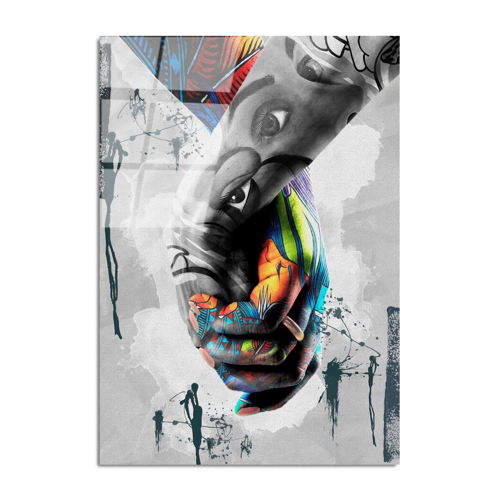 Quadro Decorativo em Vidro Temperado UV-799, 70 x 100 cm, Multicolor (4 mm)