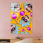 Quadro Decorativo em Vidro Temperado UV-800, Multicolor, 70 x 100 cm (4 mm)