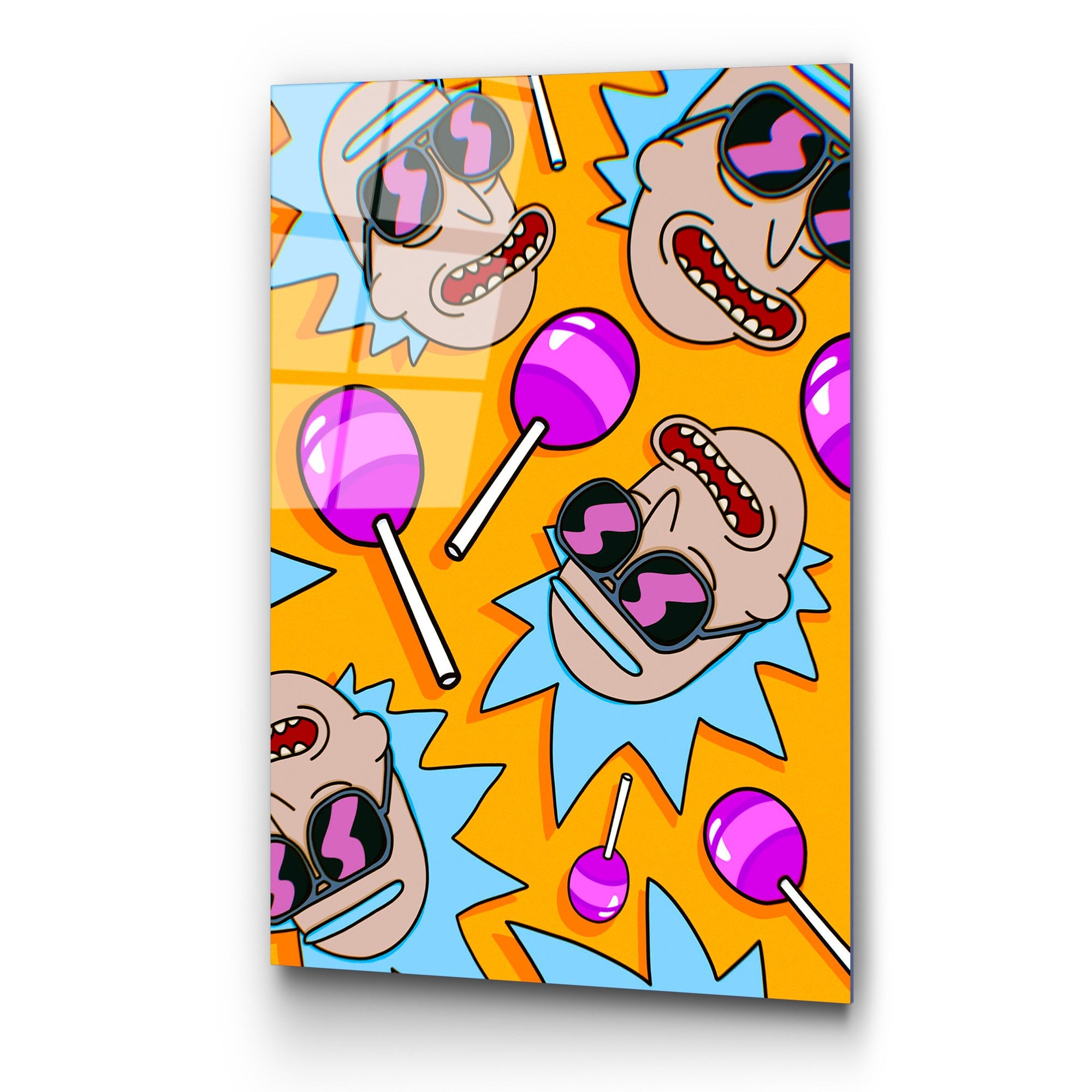 Quadro Decorativo em Vidro Temperado UV-800, Multicolor, 70 x 100 cm (4 mm)