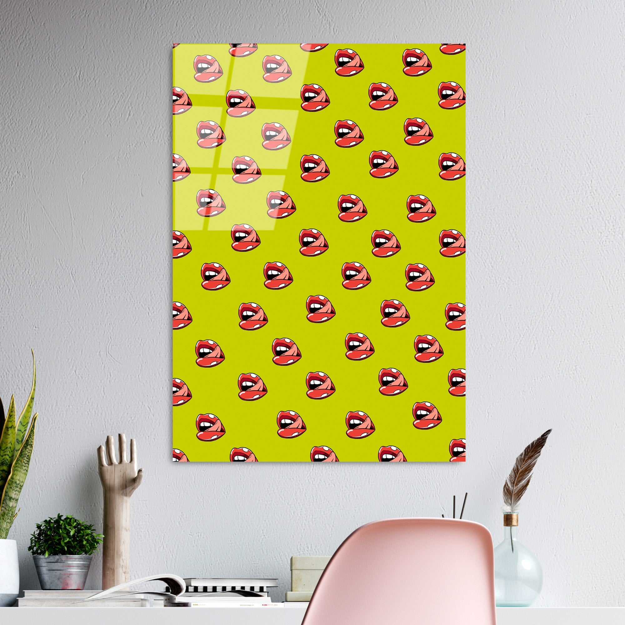 Quadro Decorativo em Vidro Temperado UV-801, Multicor, 70 x 100 cm, 4 mm