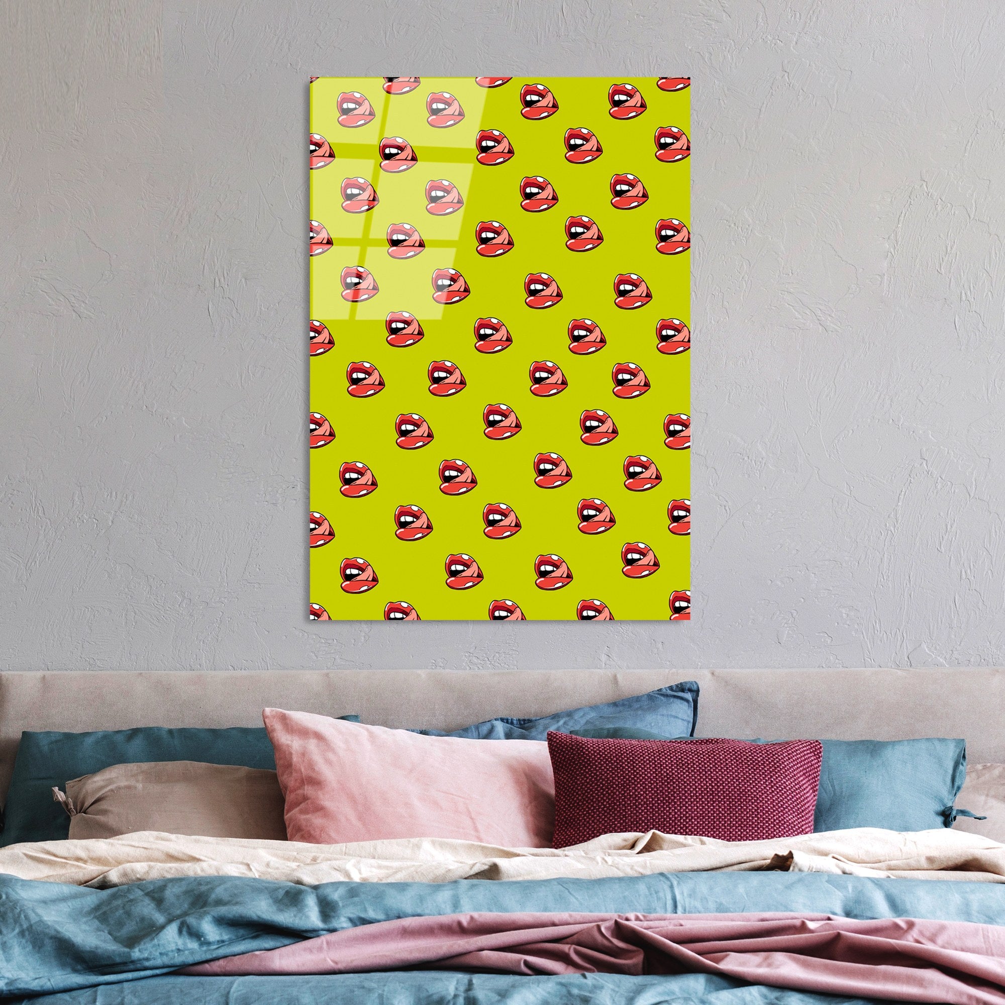 Quadro Decorativo em Vidro Temperado UV-801, Multicor, 70 x 100 cm, 4 mm