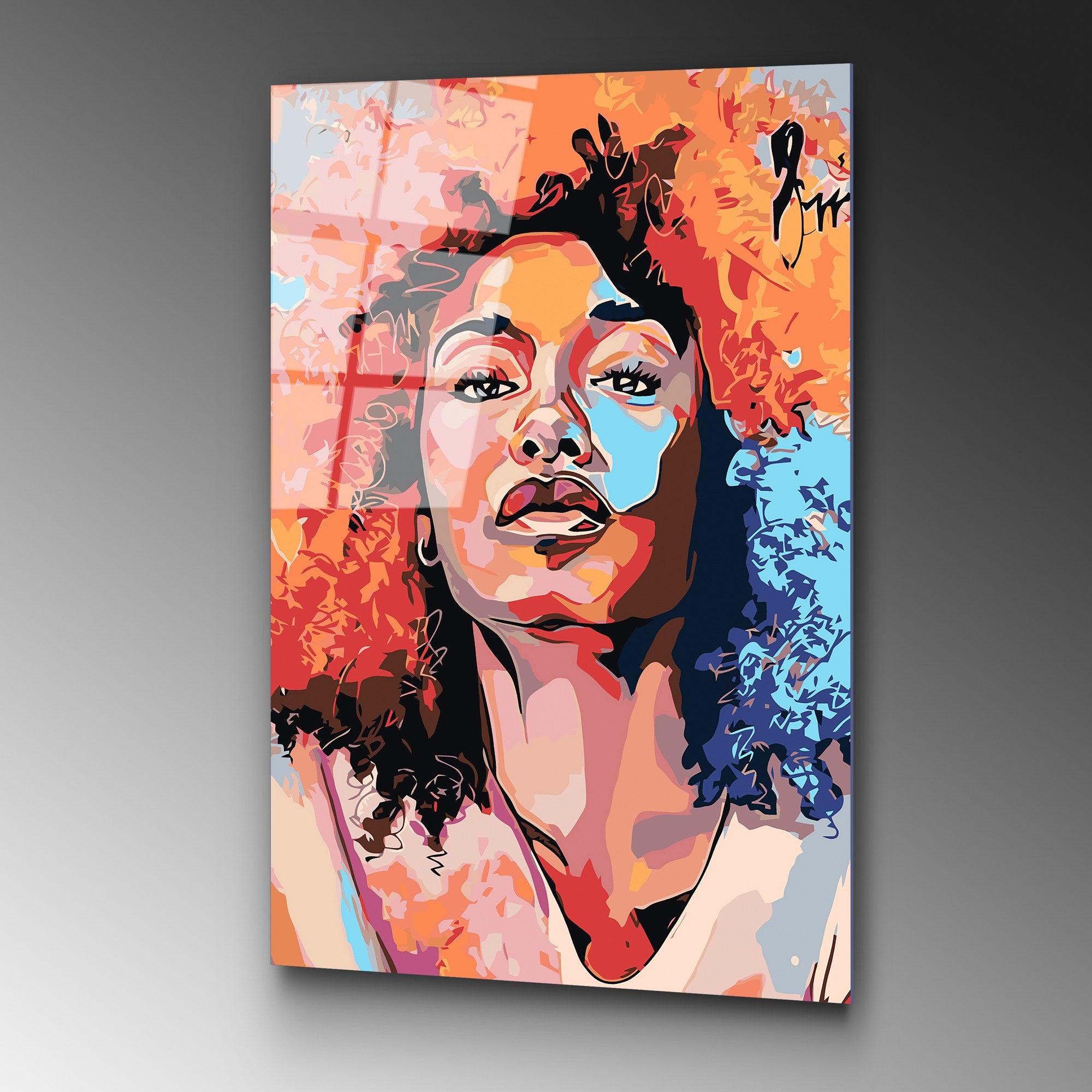 Quadro Decorativo em Vidro Temperado 70x100 cm (4 mm) Multicolor | UV-803 | Ref. 123BZM2295