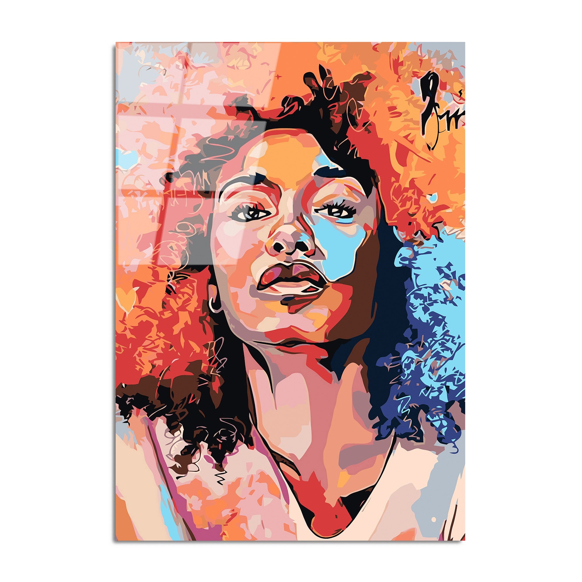 Quadro Decorativo em Vidro Temperado 70x100 cm (4 mm) Multicolor | UV-803 | Ref. 123BZM2295