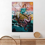 Quadro Decorativo em Vidro Temperado Multicolor UV-804, 70 x 100 cm (4 mm)