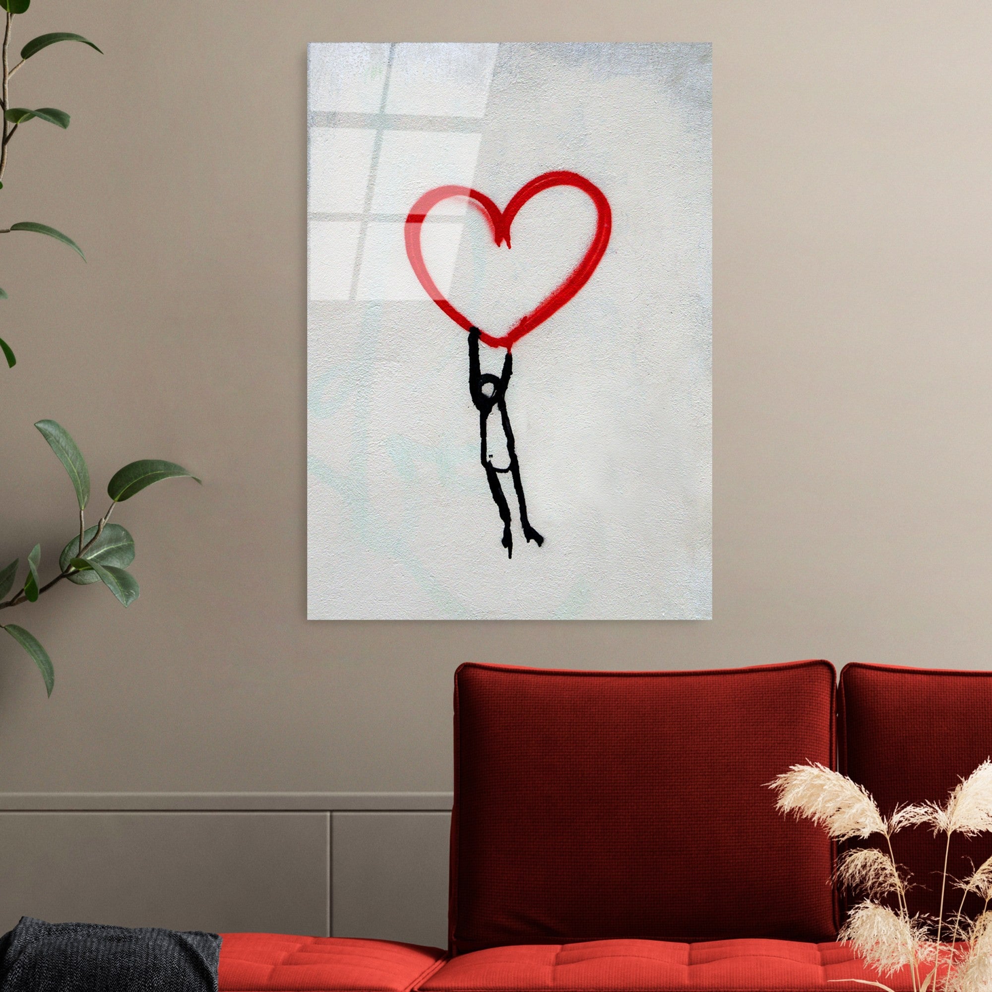 Quadro Decorativo em Vidro Temperado UV-806, 70 x 100 cm, Multicolor, 4 mm