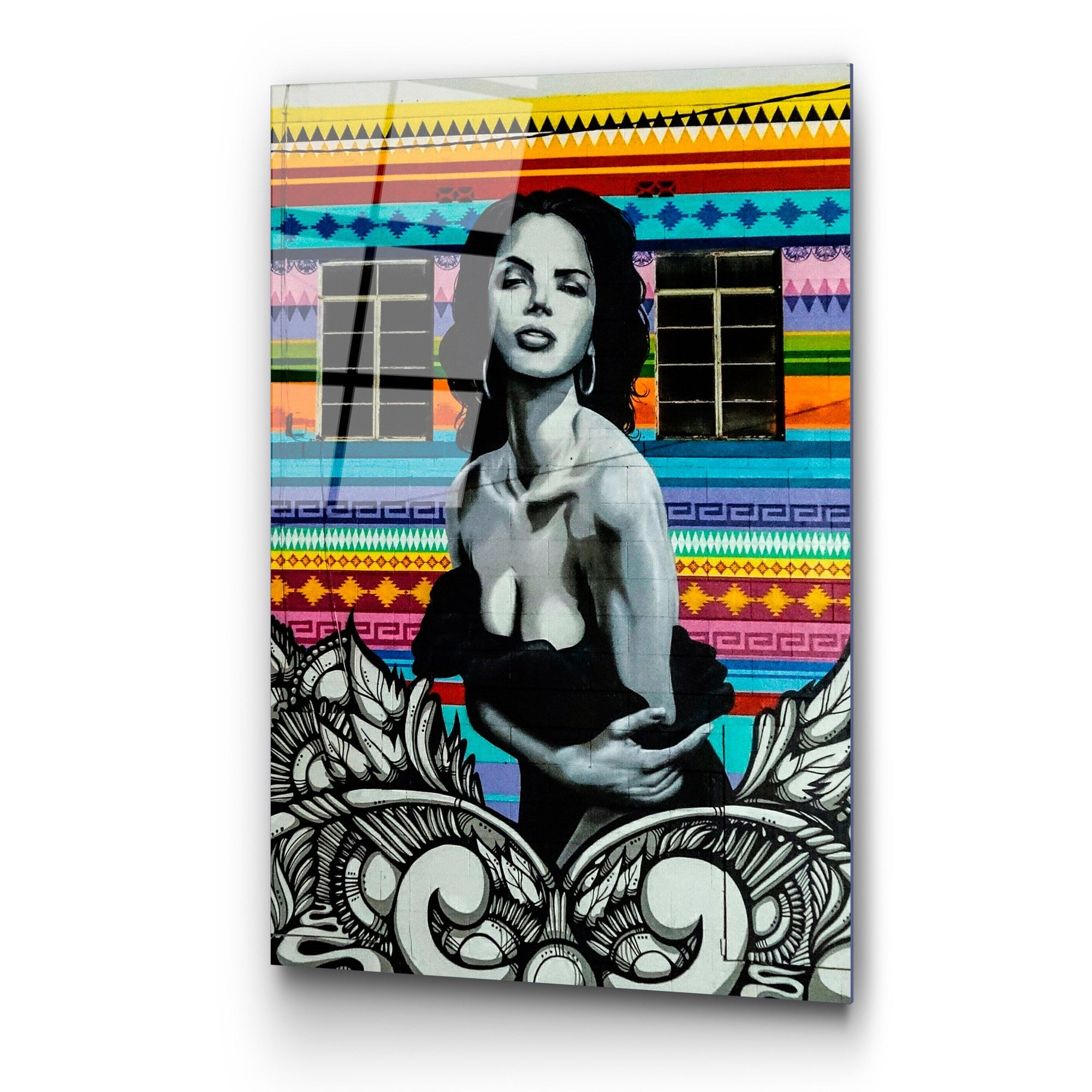 Quadro Decorativo em Vidro Temperado 70x100 cm (4 mm), Multicolor – UV-807 (Ref. 123BZM2299)