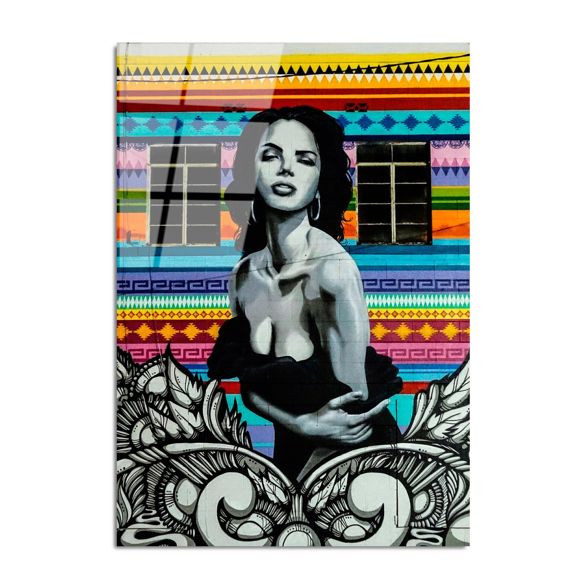 Quadro Decorativo em Vidro Temperado 70x100 cm (4 mm), Multicolor – UV-807 (Ref. 123BZM2299)