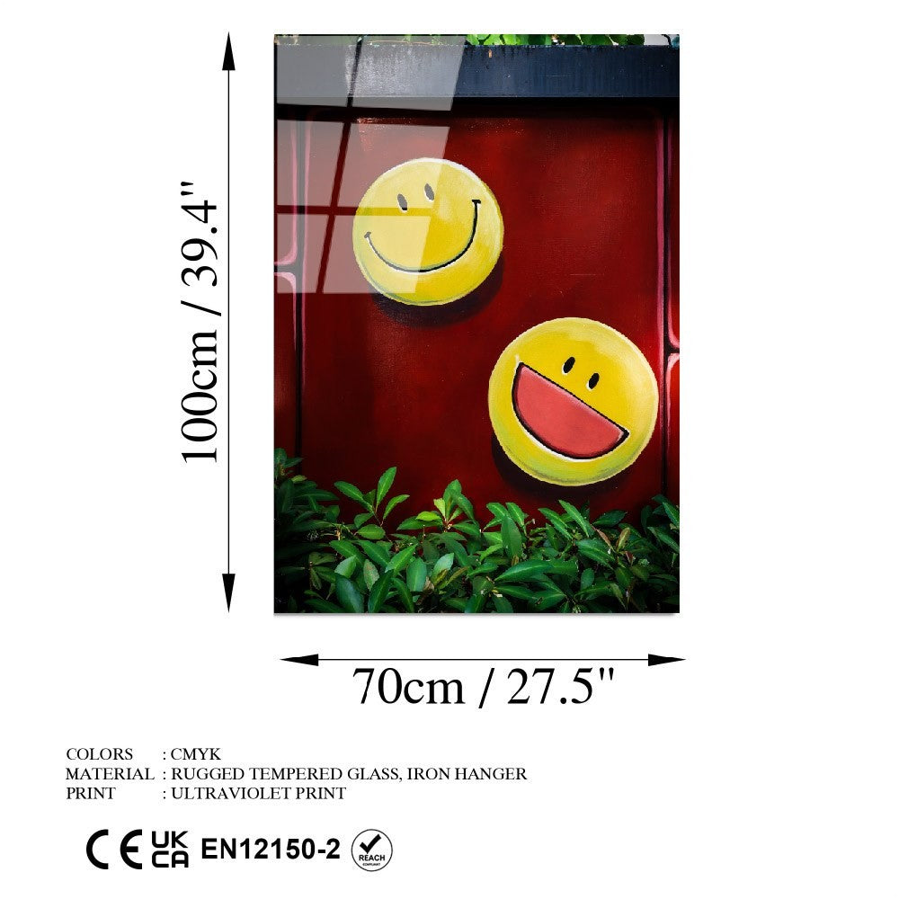 Quadro Decorativo em Vidro Temperado UV-808 Multicolor 70 x 100 cm (4 mm)