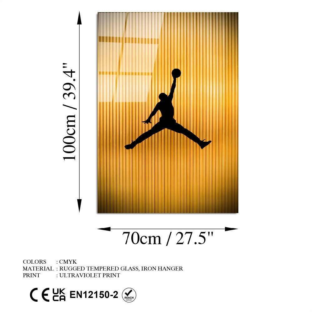 Quadro Decorativo em Vidro Temperado UV-809 Multicolor 70 x 100 cm, 4 mm