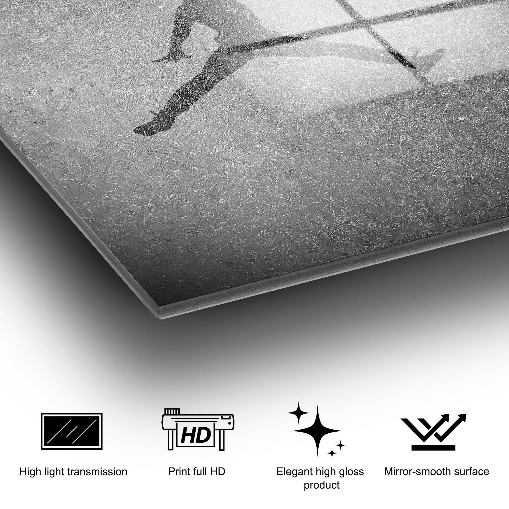 Quadro Decorativo em 100% Vidro Temperado UV-811, 70 x 100 cm, Multicolor (4 mm)