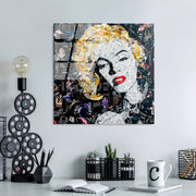 Quadro Decorativo em Vidro Temperado UV-812, Multicolor, 50 x 50 cm, 4 mm