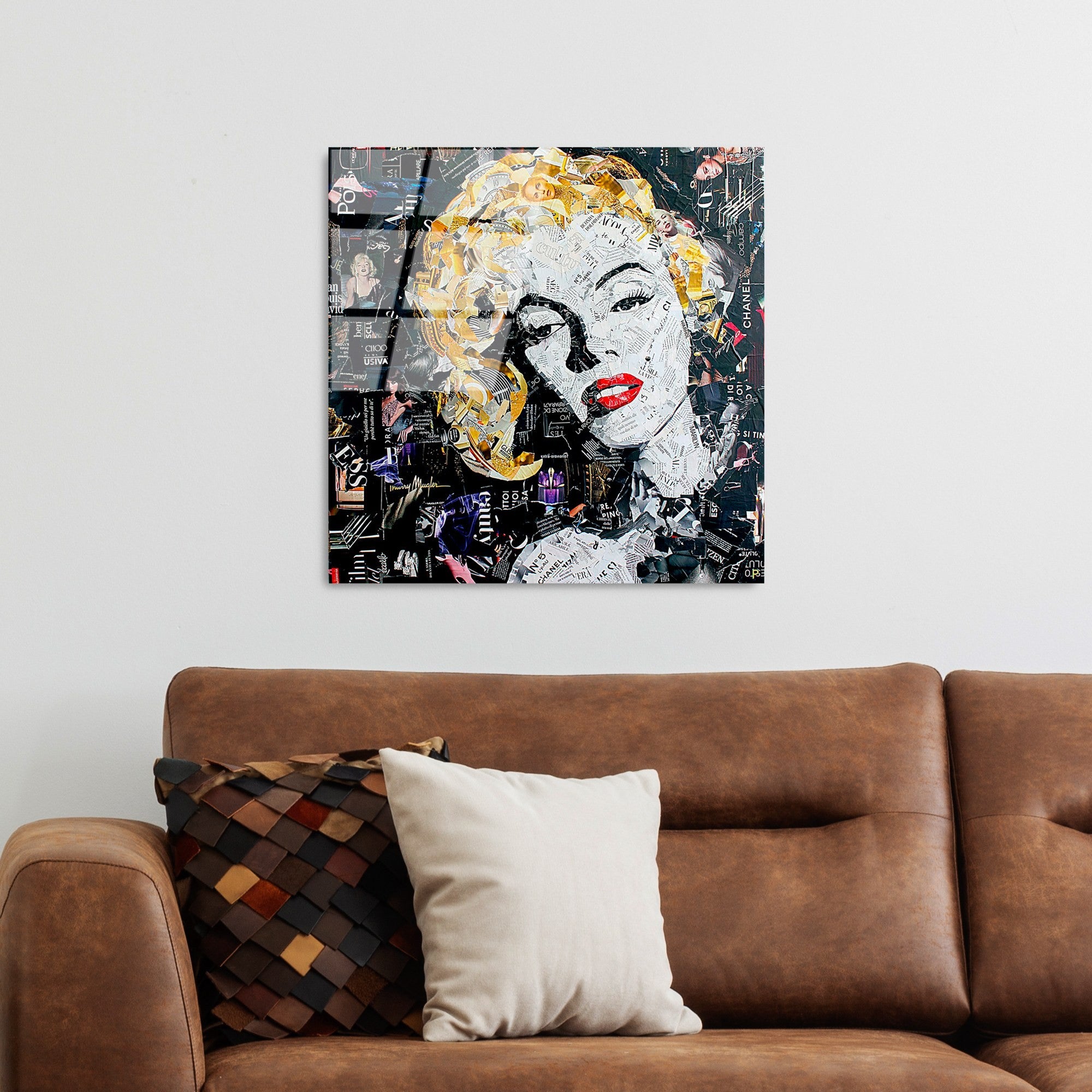 Quadro Decorativo em Vidro Temperado UV-812, Multicolor, 50 x 50 cm, 4 mm