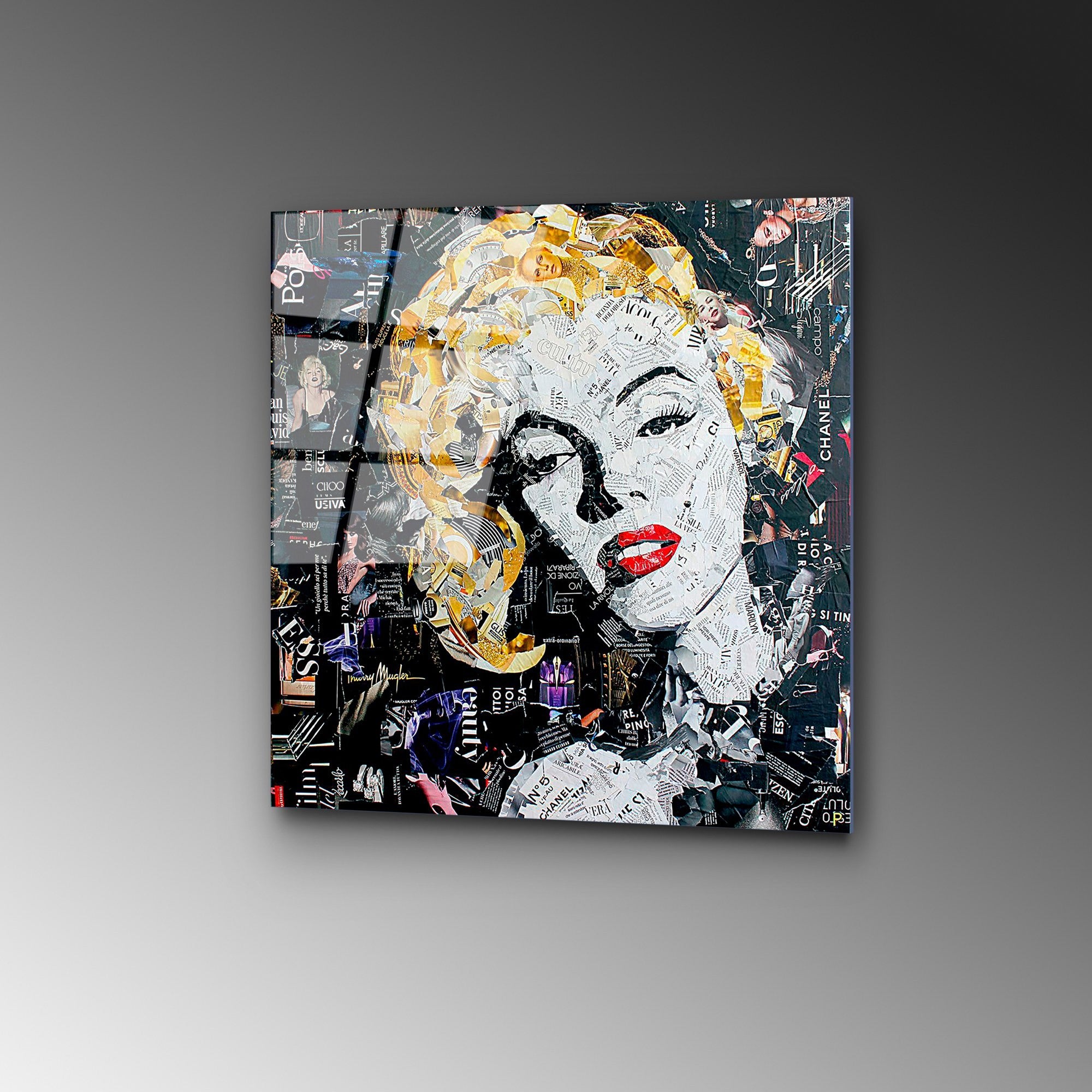 Quadro Decorativo em Vidro Temperado UV-812, Multicolor, 50 x 50 cm, 4 mm