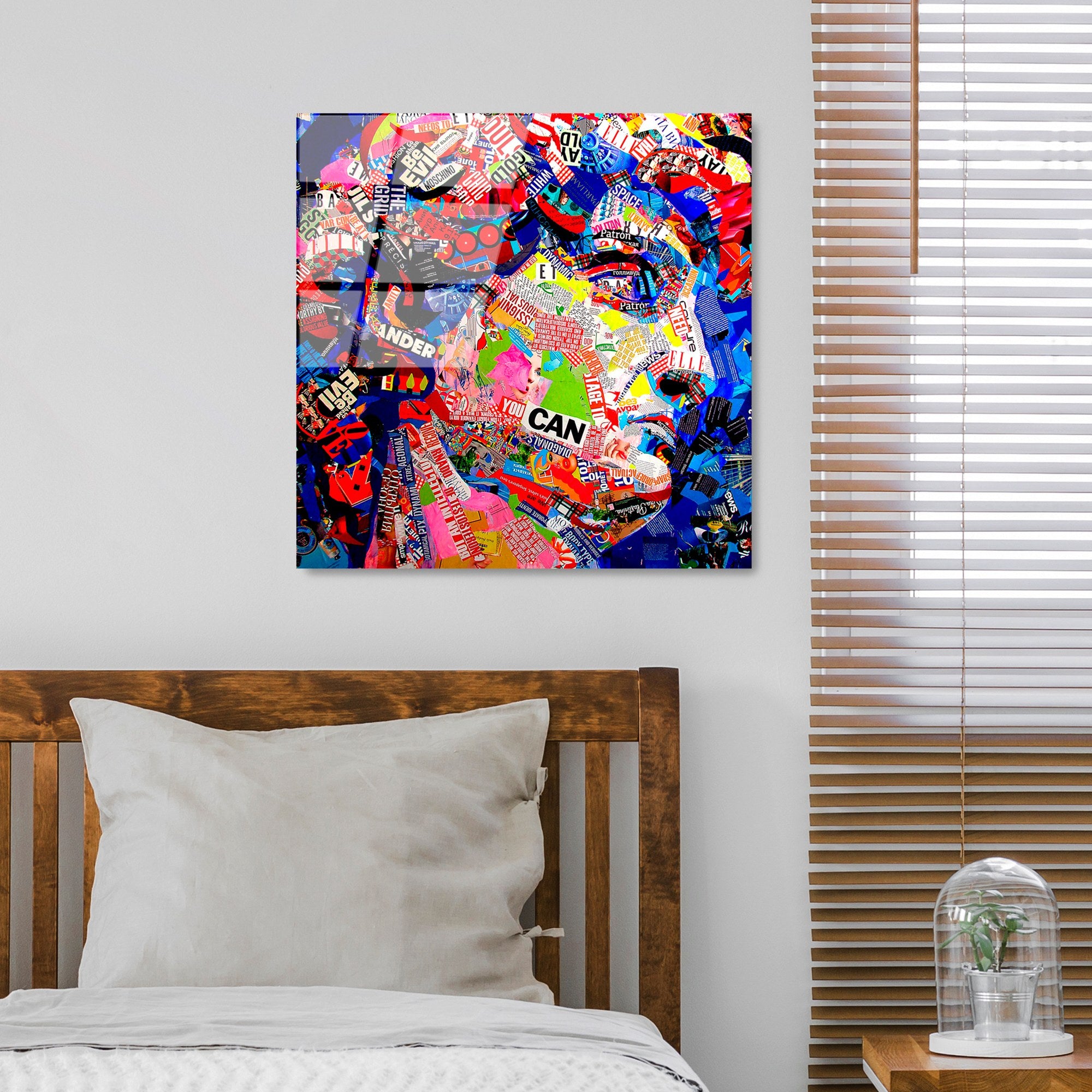 Quadro Decorativo em Vidro Temperado Multicolor 50x50 cm (4 mm) UV-813 – 123BZM2306