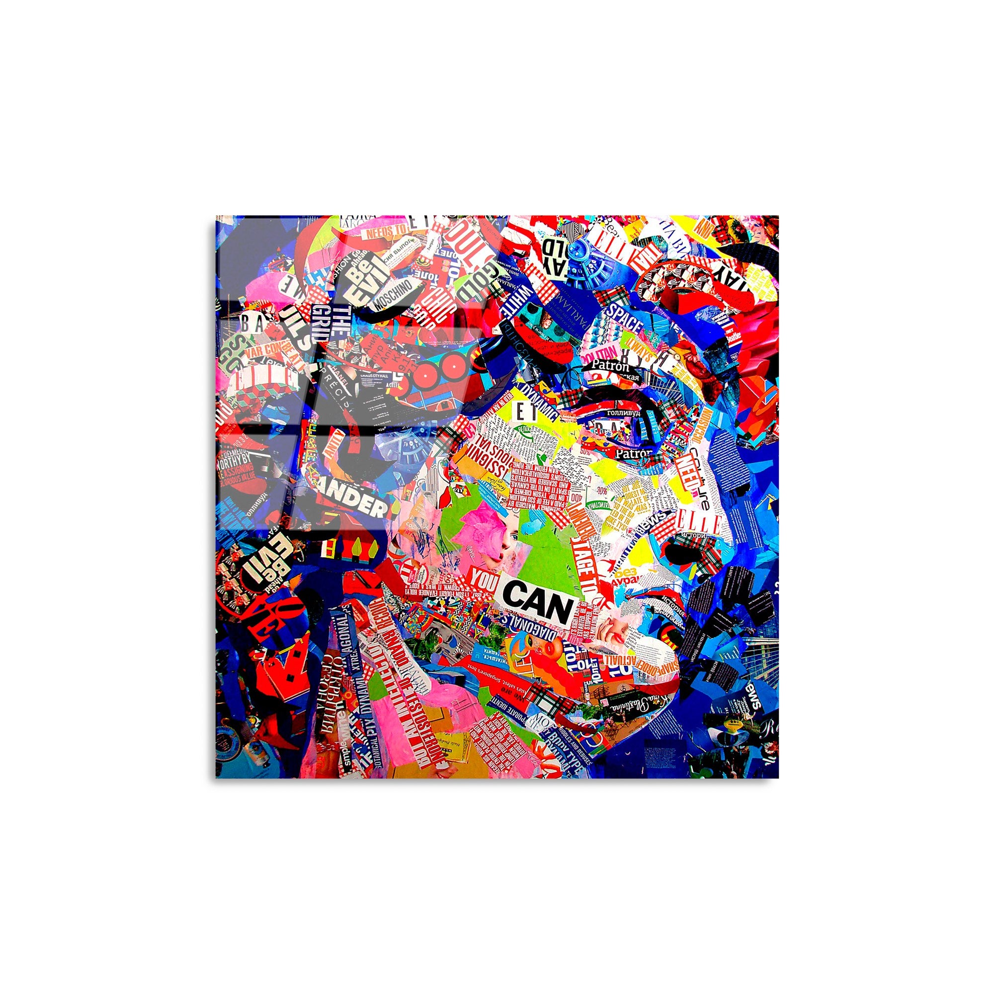 Quadro Decorativo em Vidro Temperado Multicolor 50x50 cm (4 mm) UV-813 – 123BZM2306