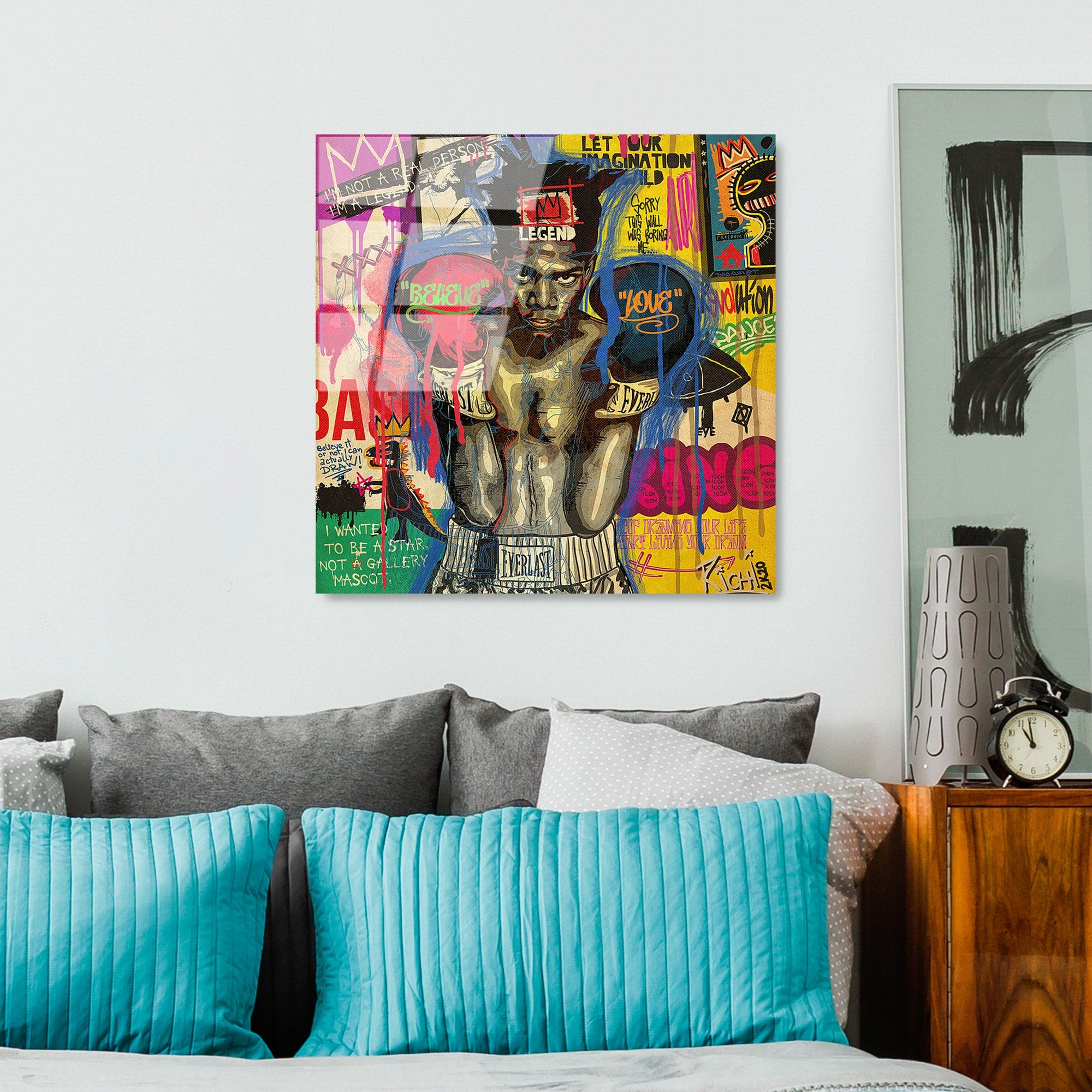 Quadro Decorativo em Vidro Temperado UV-815, Multicolor, 50 x 50 cm, 4 mm