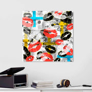 Quadro Decorativo em Vidro 100% Temperado (4 mm) UV-818, Multicolor, 50 x 50 cm