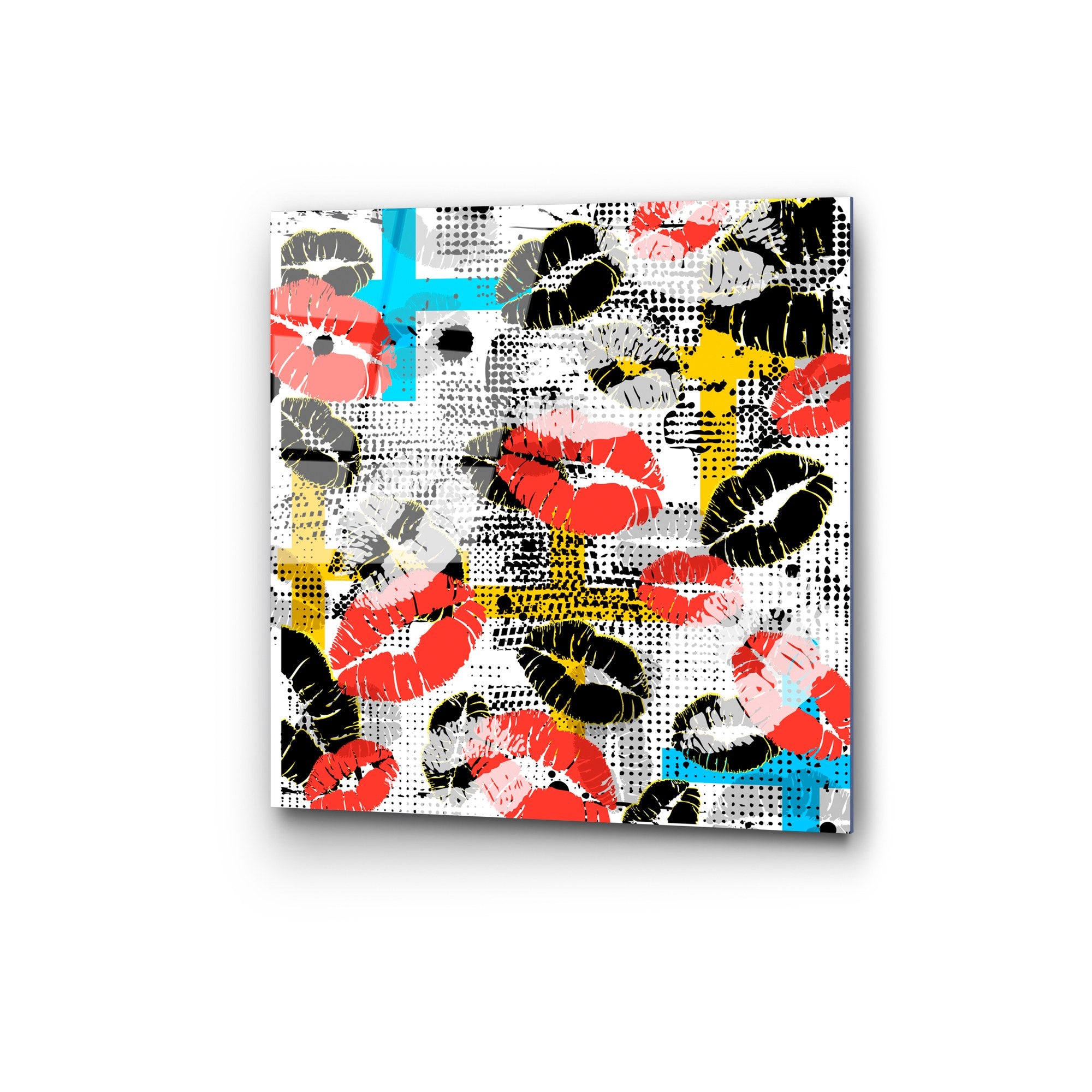 Quadro Decorativo em Vidro 100% Temperado (4 mm) UV-818, Multicolor, 50 x 50 cm