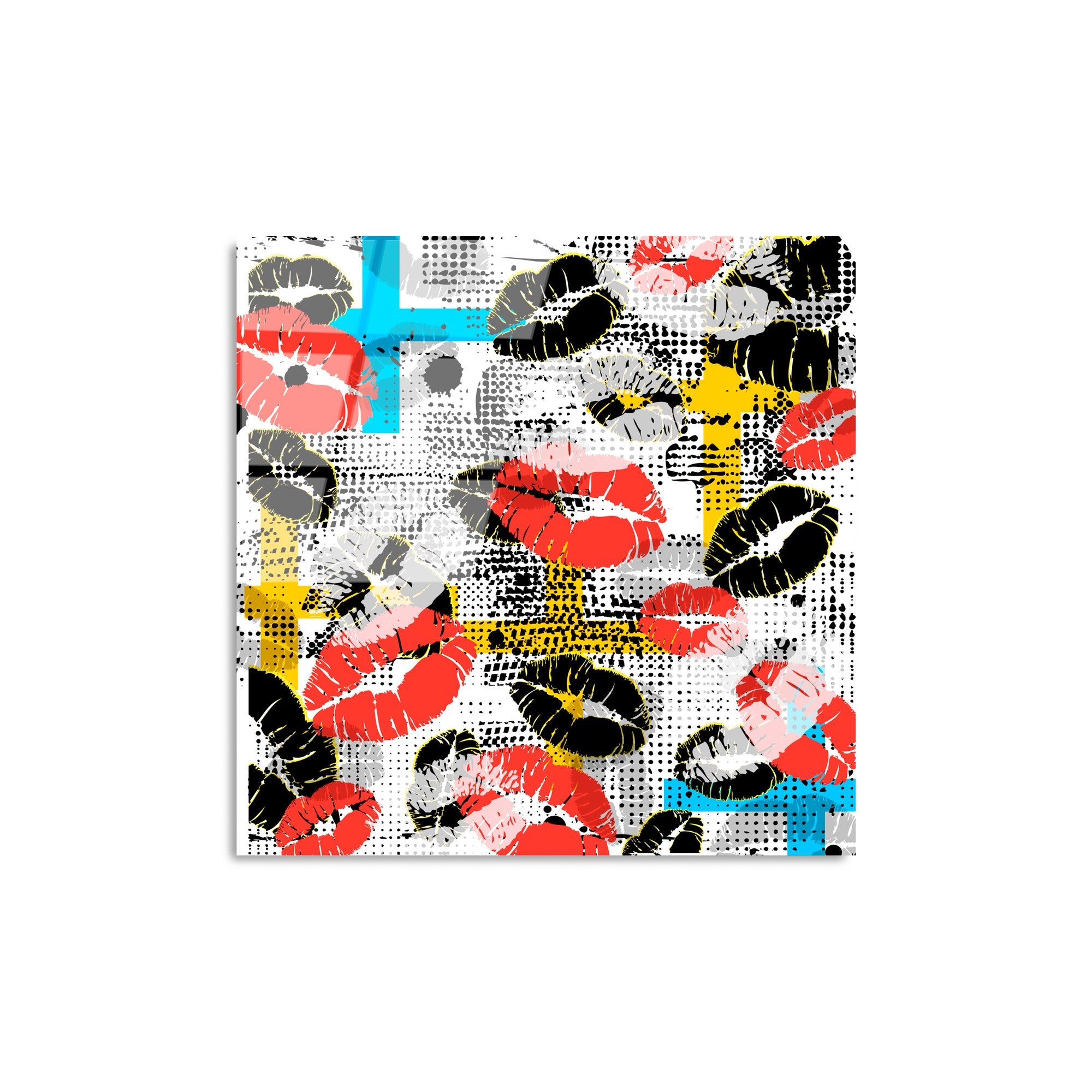 Quadro Decorativo em Vidro 100% Temperado (4 mm) UV-818, Multicolor, 50 x 50 cm