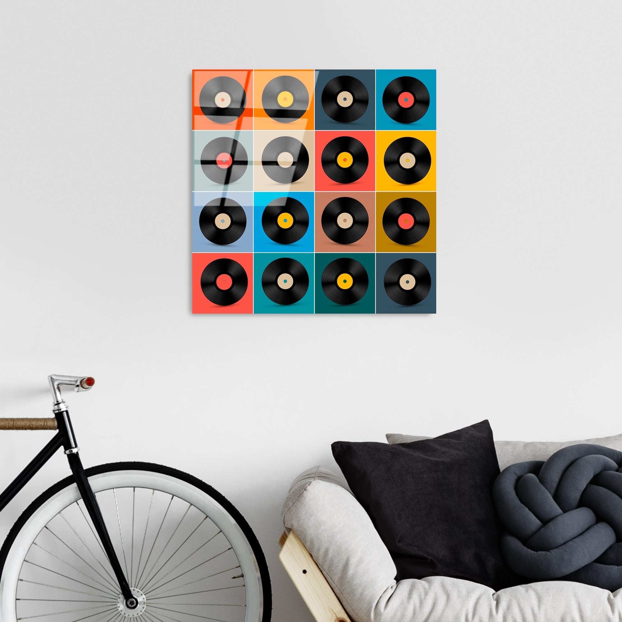 Quadro Decorativo em Vidro Temperado Multicolor 50 x 50 cm UV-822 (4 mm)