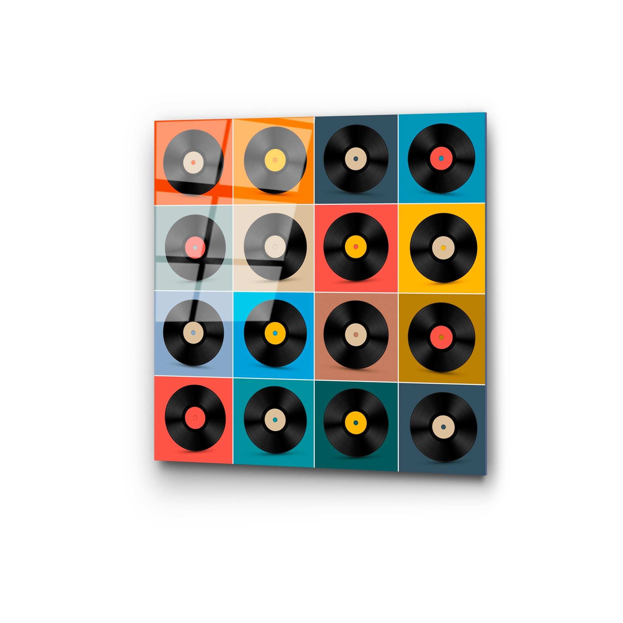 Quadro Decorativo em Vidro Temperado Multicolor 50 x 50 cm UV-822 (4 mm)